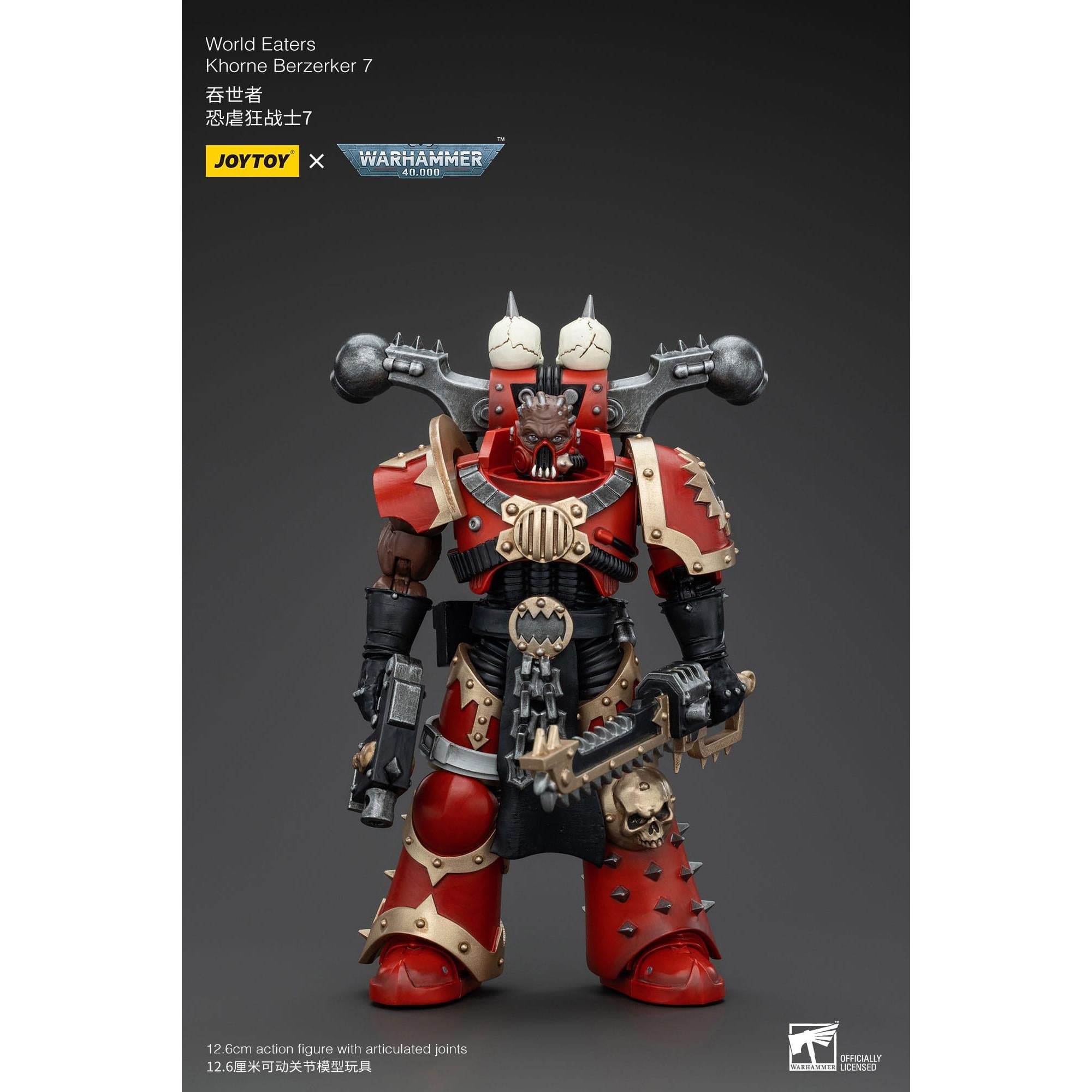 Warhammer 40k: World Eaters Khorne Berzerker 7 - 13 cm-Actionfiguren-JoyToy-Mighty Underground