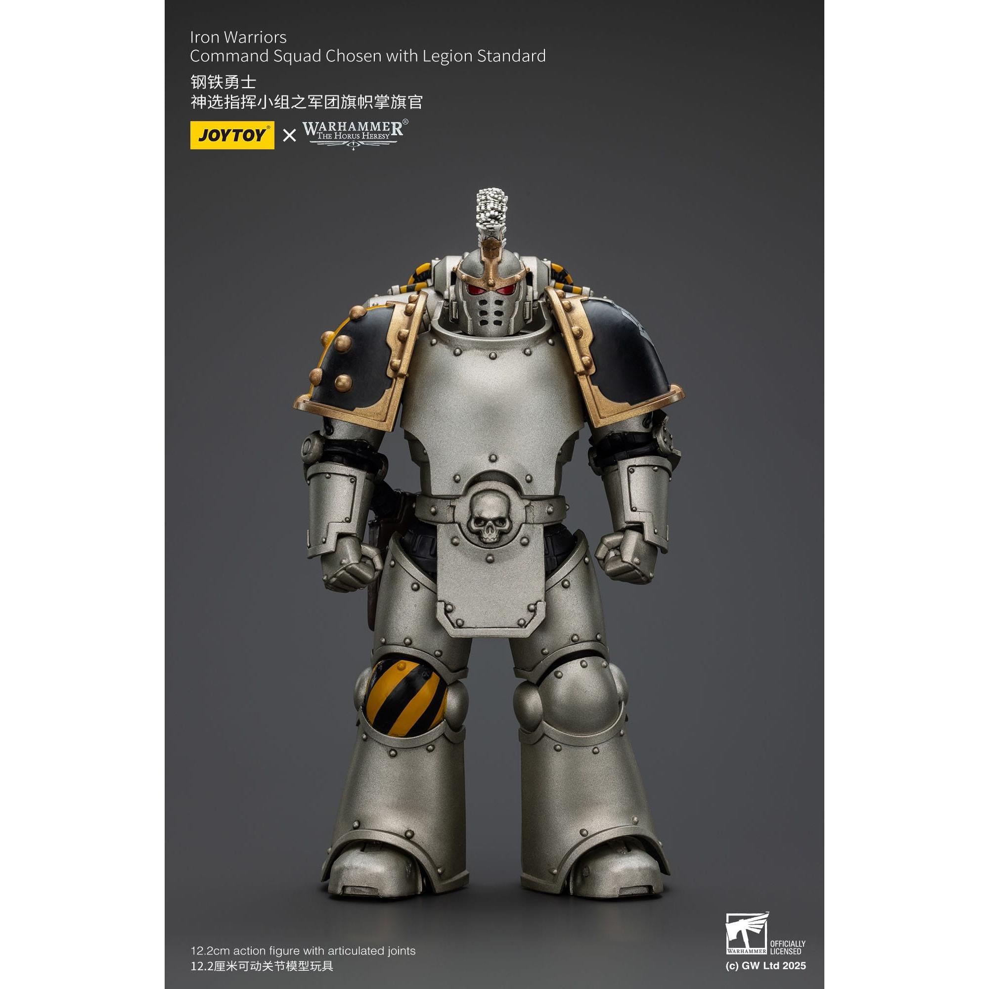 Warhammer 40k: lron Warriors Command Squad Chosen with Legion Standard (The Horus Heresy)-Actionfiguren-JoyToy-Mighty Underground