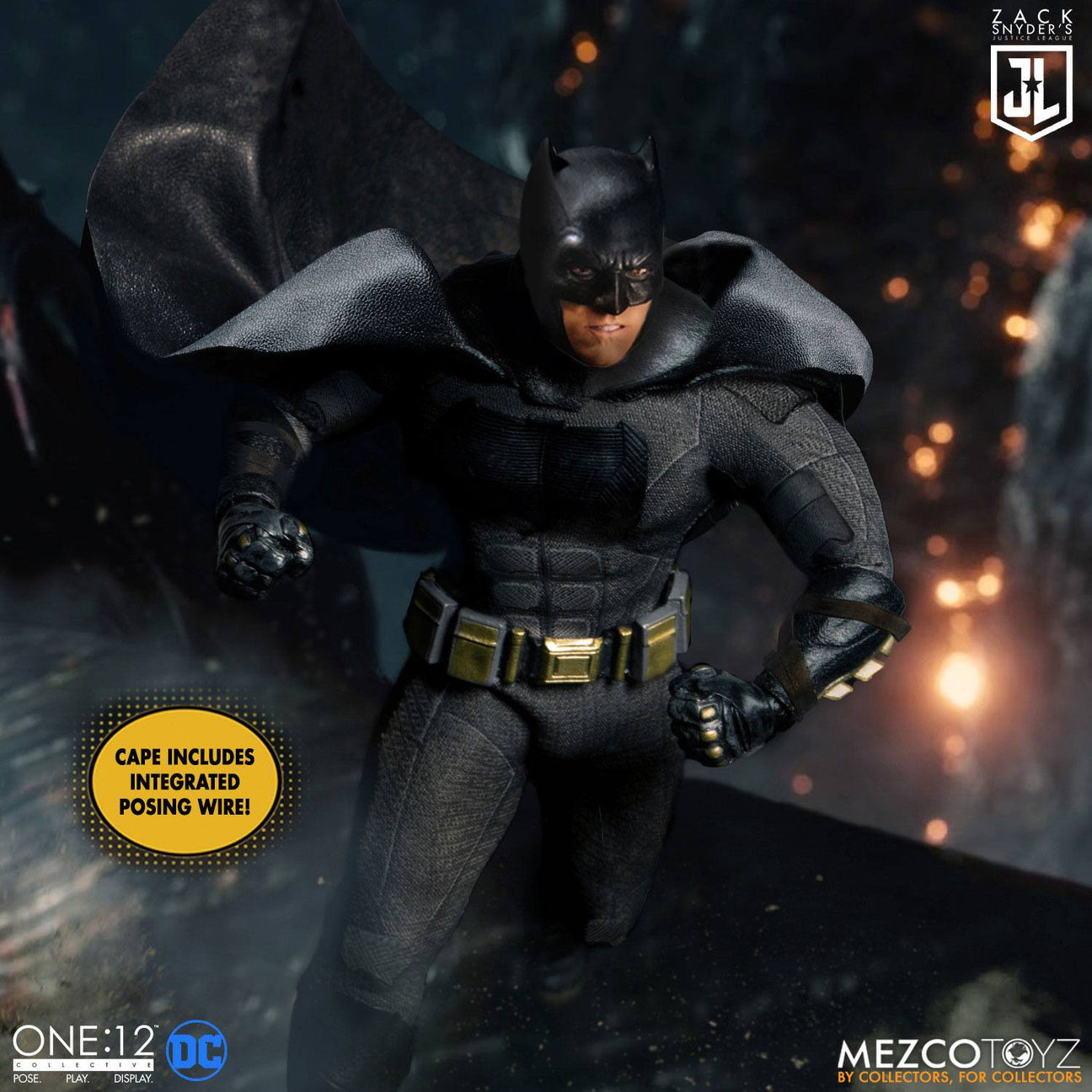 Zack Snyder's Justice League: Batman, Superman, Flash - Deluxe Steel Box Set - 1/12-Actionfiguren-Mezco Toys-Mighty Underground