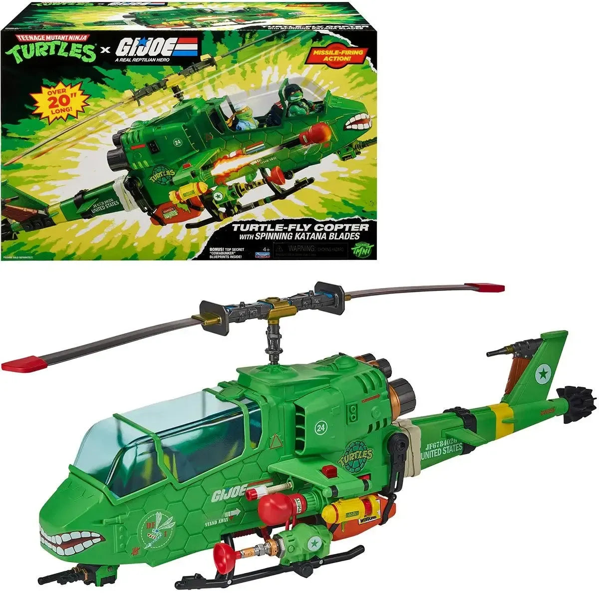 Teenage Mutant Ninja Turtles x G.I. Joe: Turtle-Fly Copter