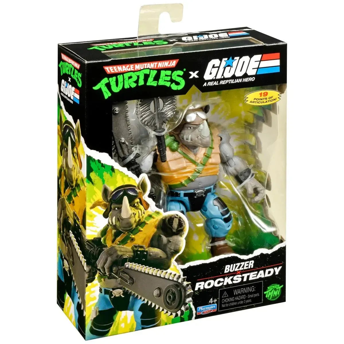 Teenage Mutant Ninja Turtles x G.I. Joe Bebop x Ripper & Rocksteady x Buzzer - 2er-Bundle