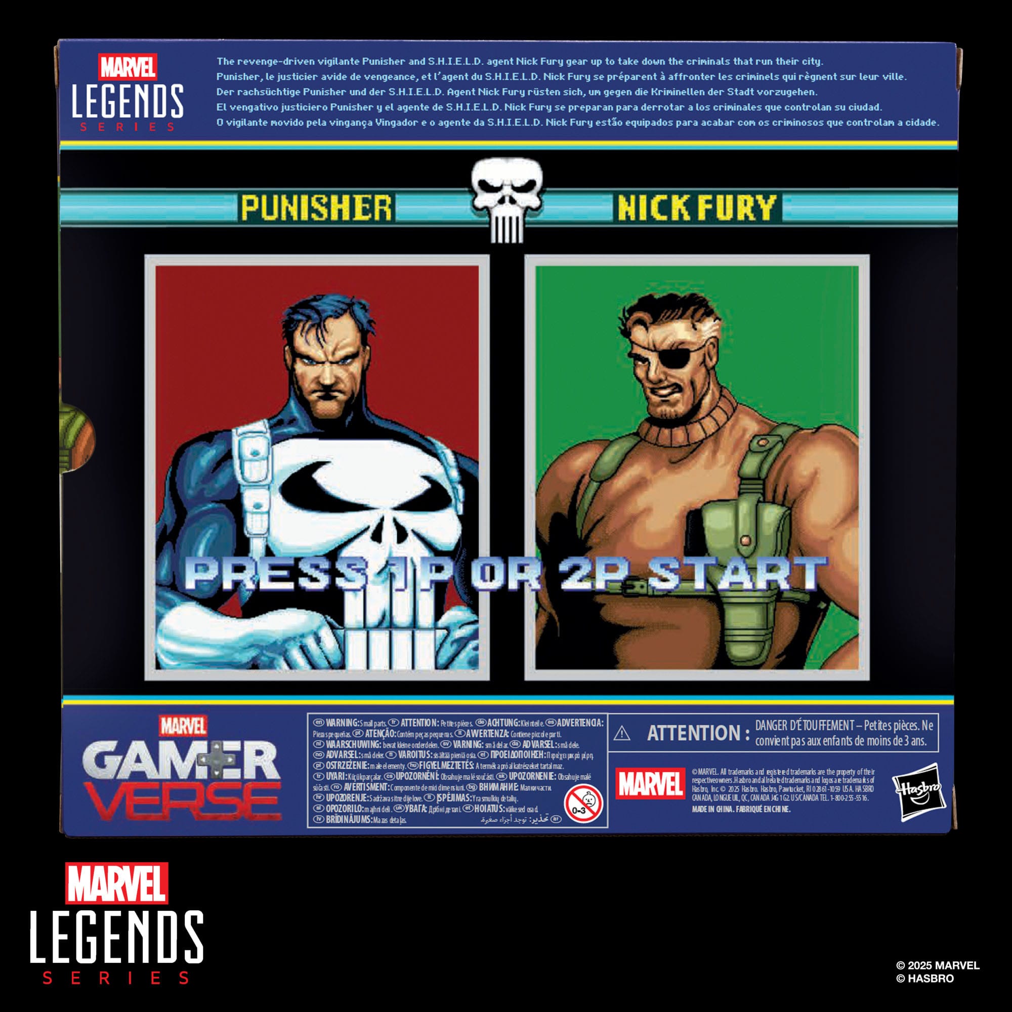Marvel Legends: Punisher & Nick Fury (Gamerverse)