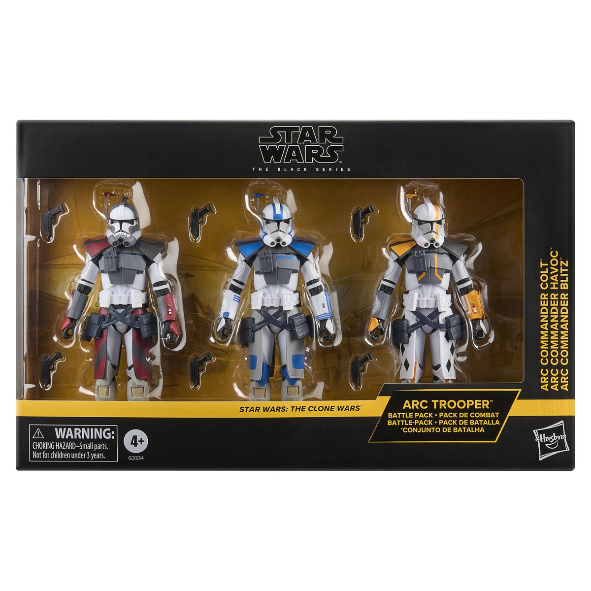 Star Wars Black Series: ARC Trooper Havoc, Colt & Blitz (The Clone Wars) - 3-Pack