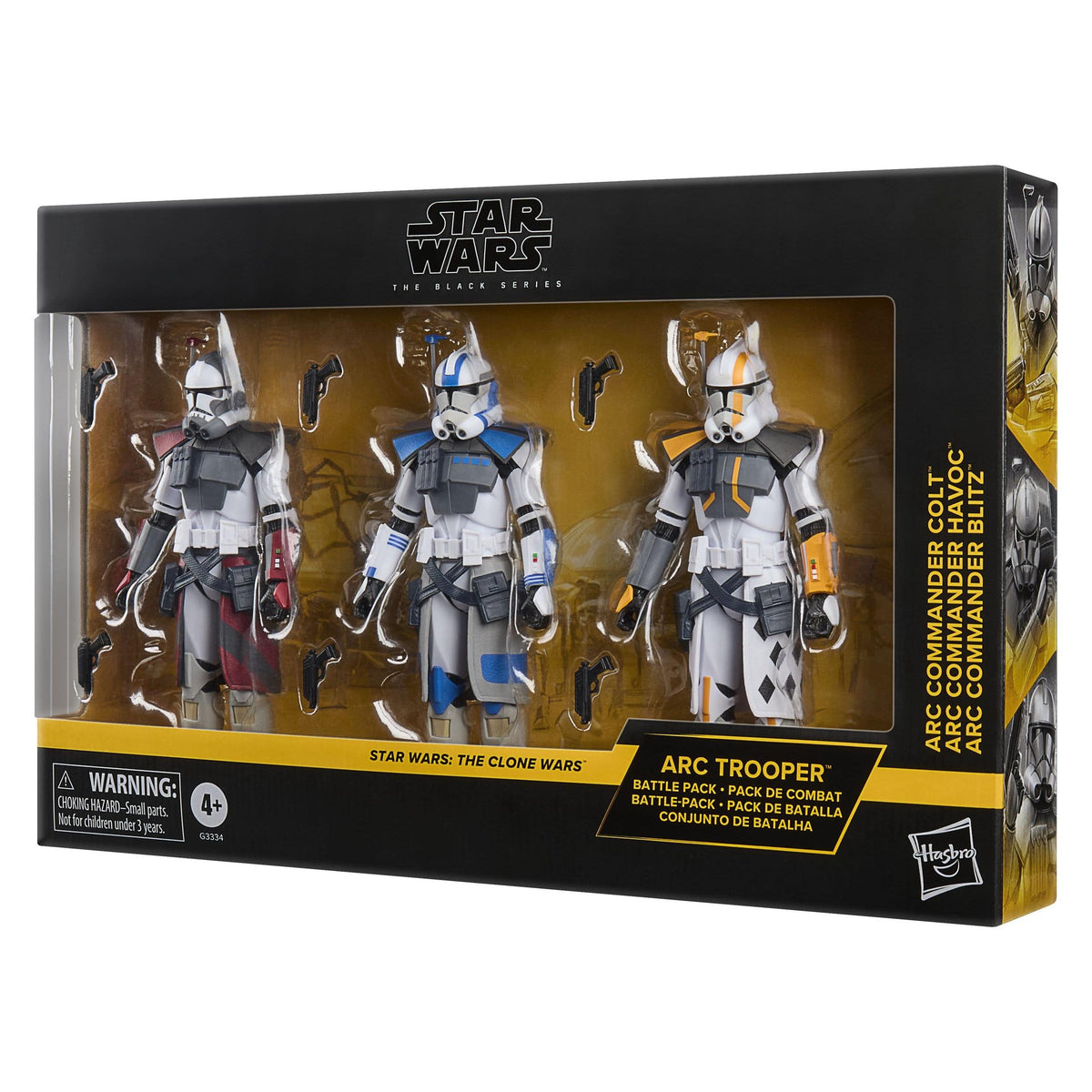 Star Wars Black Series: ARC Trooper Havoc, Colt & Blitz (The Clone Wars) - 3-Pack