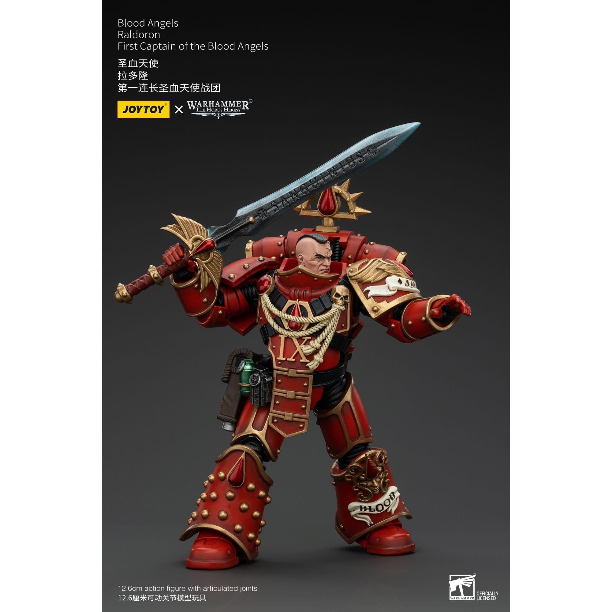Warhammer 40k: Blood Angels Raldoron First Captain of the Blood Angels (The Horus Heresy)