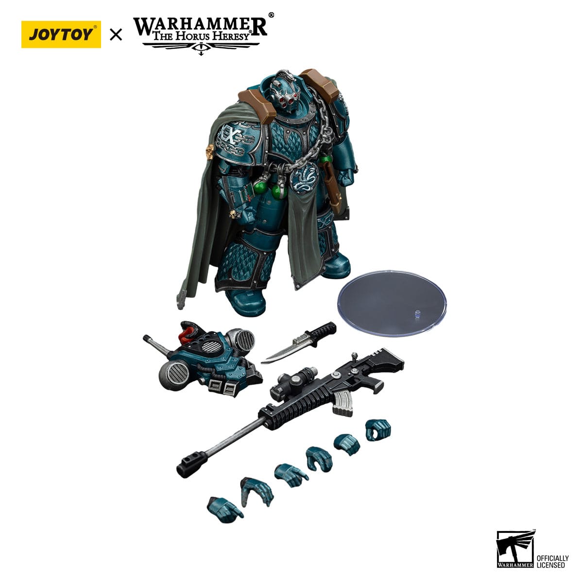 Warhammer 40k: Alpha Legion Exodus The One who is Many With Sniper Rifle And Power Dagger (The Horus Heresy)