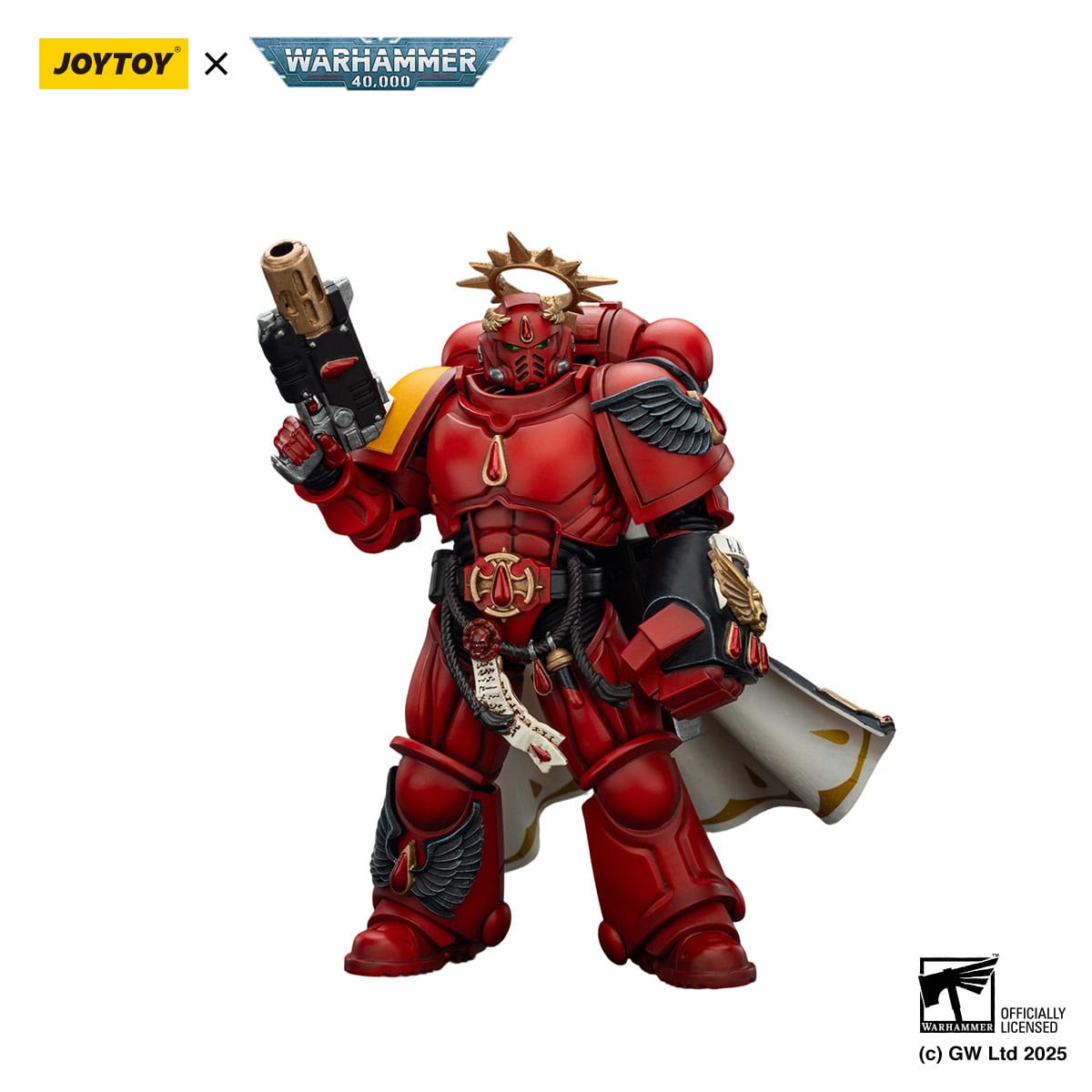 Warhammer 40k: Blood Angels Combat Patrol Captain with Inferno Pistol & Power Fist