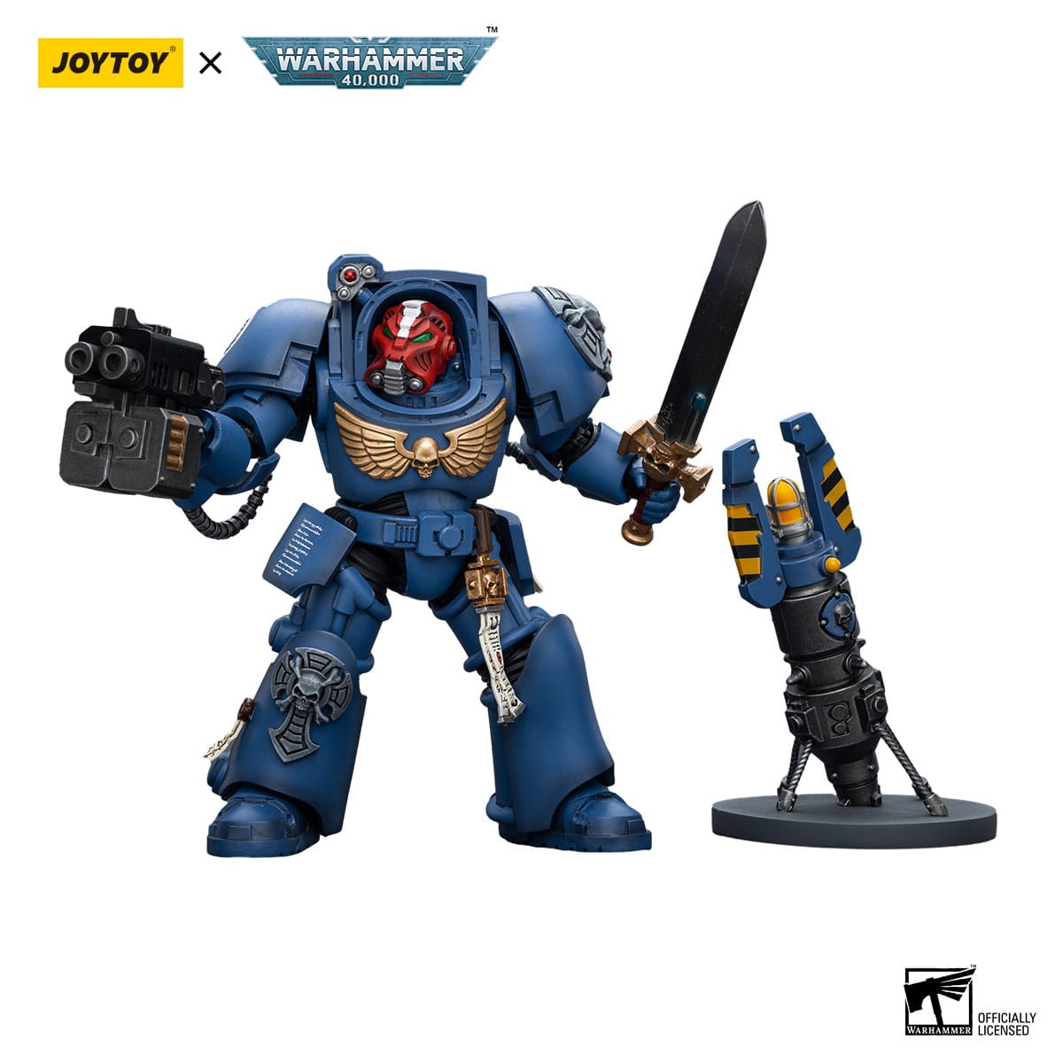 Warhammer 40k: Ultramarines Terminator Squad Sergeant with Power Sword and Teleport Homer