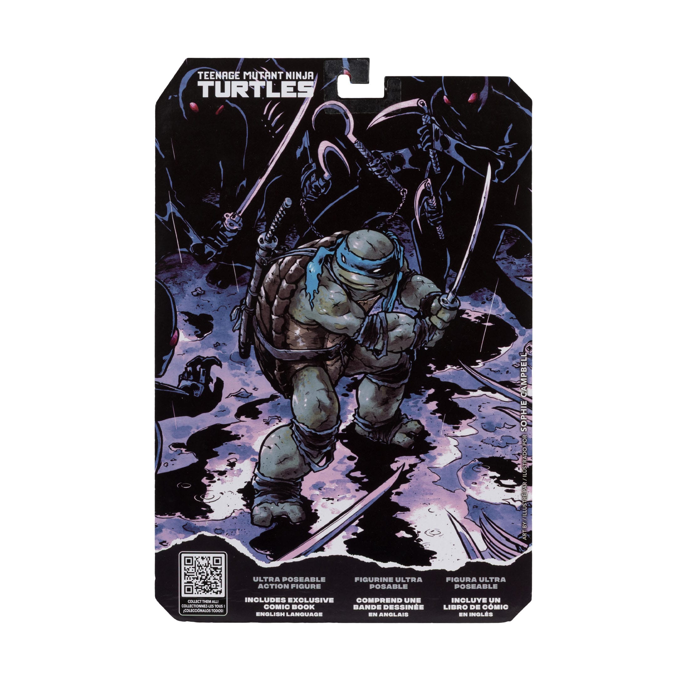 TMNT Page Punchers: Leonardo, Raphael, Michelangelo, Donatello Actionfigur & Comic - 5 inch 4er-Bundle