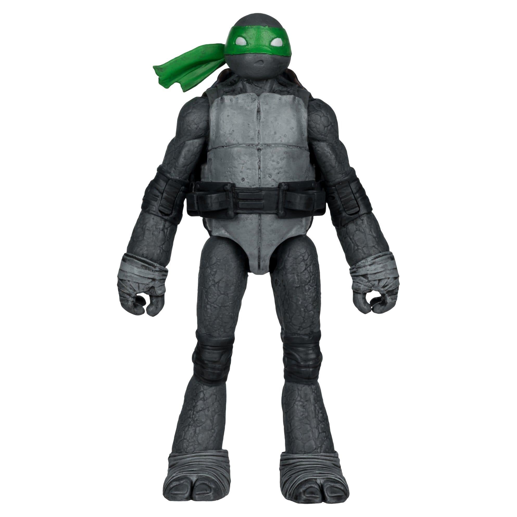 TMNT Page Punchers: Leonardo, Raphael, Michelangelo, Donatello (Black White & Green) (Red Platinum Edition) Actionfigur & Comic - 5 inch 4er-Bundle