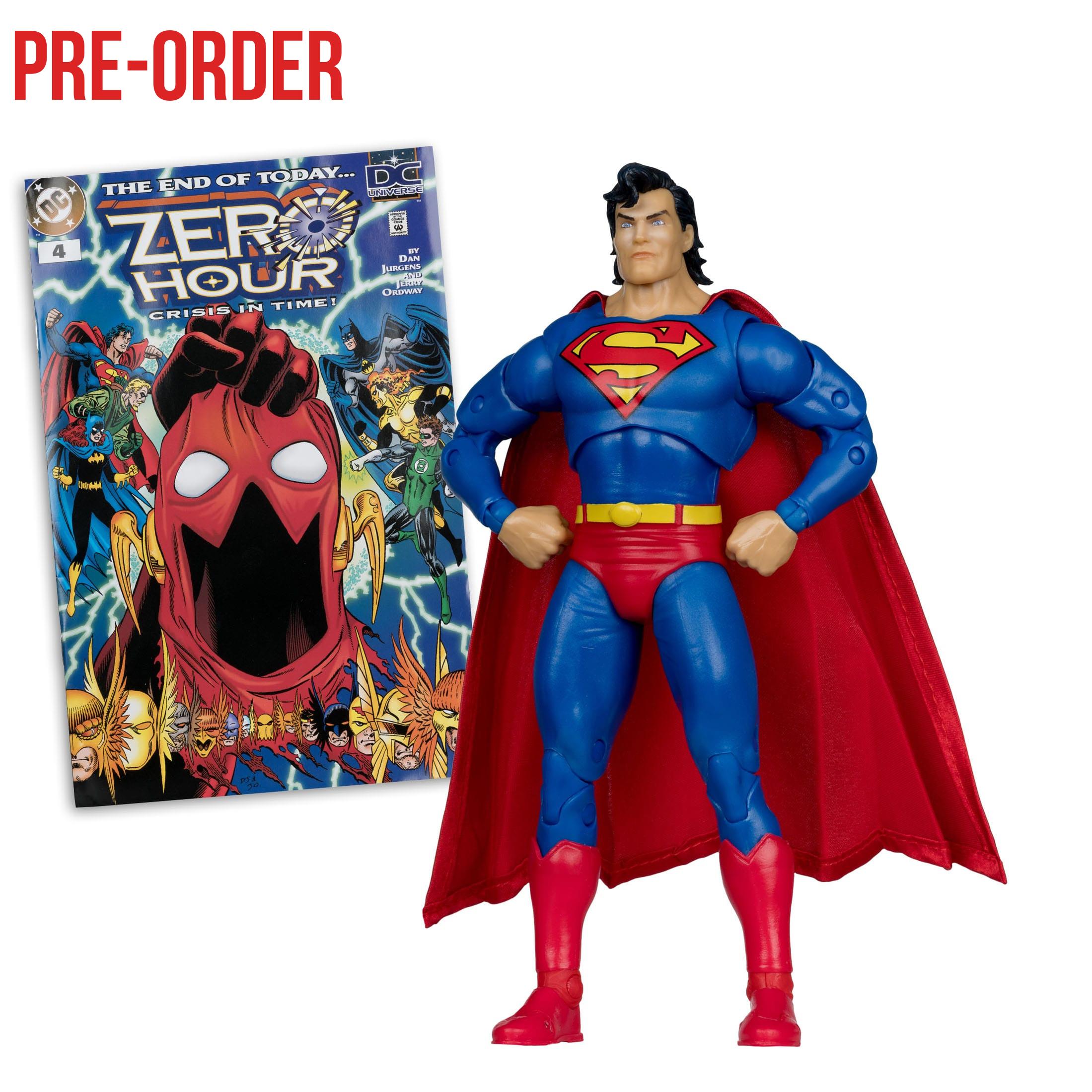 DC Page Punchers: Superman (Zero Hour) Actionfigur & Comic - 7 inch