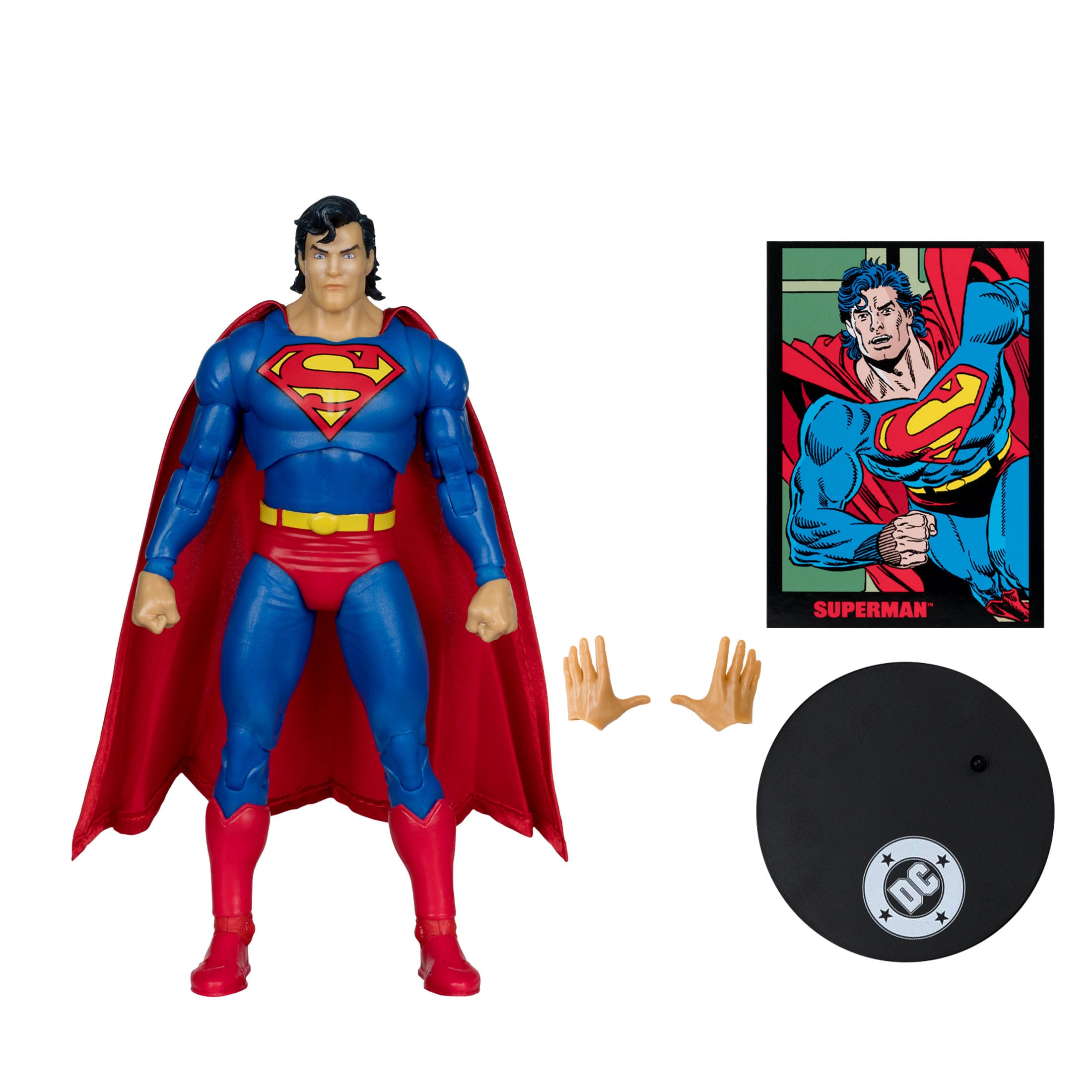 DC Page Punchers: Superman (Zero Hour) Actionfigur & Comic - 7 inch