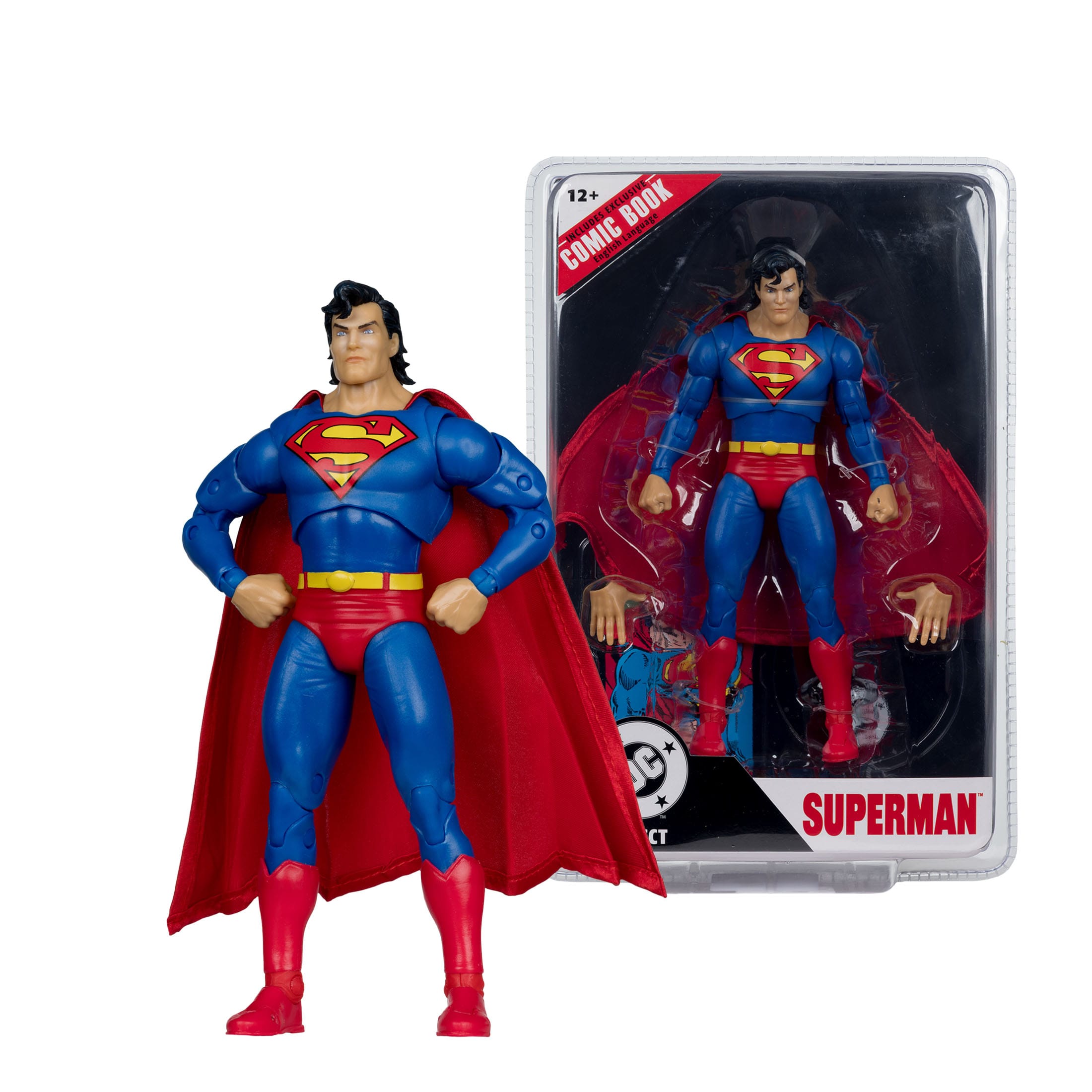 DC Page Punchers: Superman (Zero Hour) Actionfigur & Comic - 7 inch