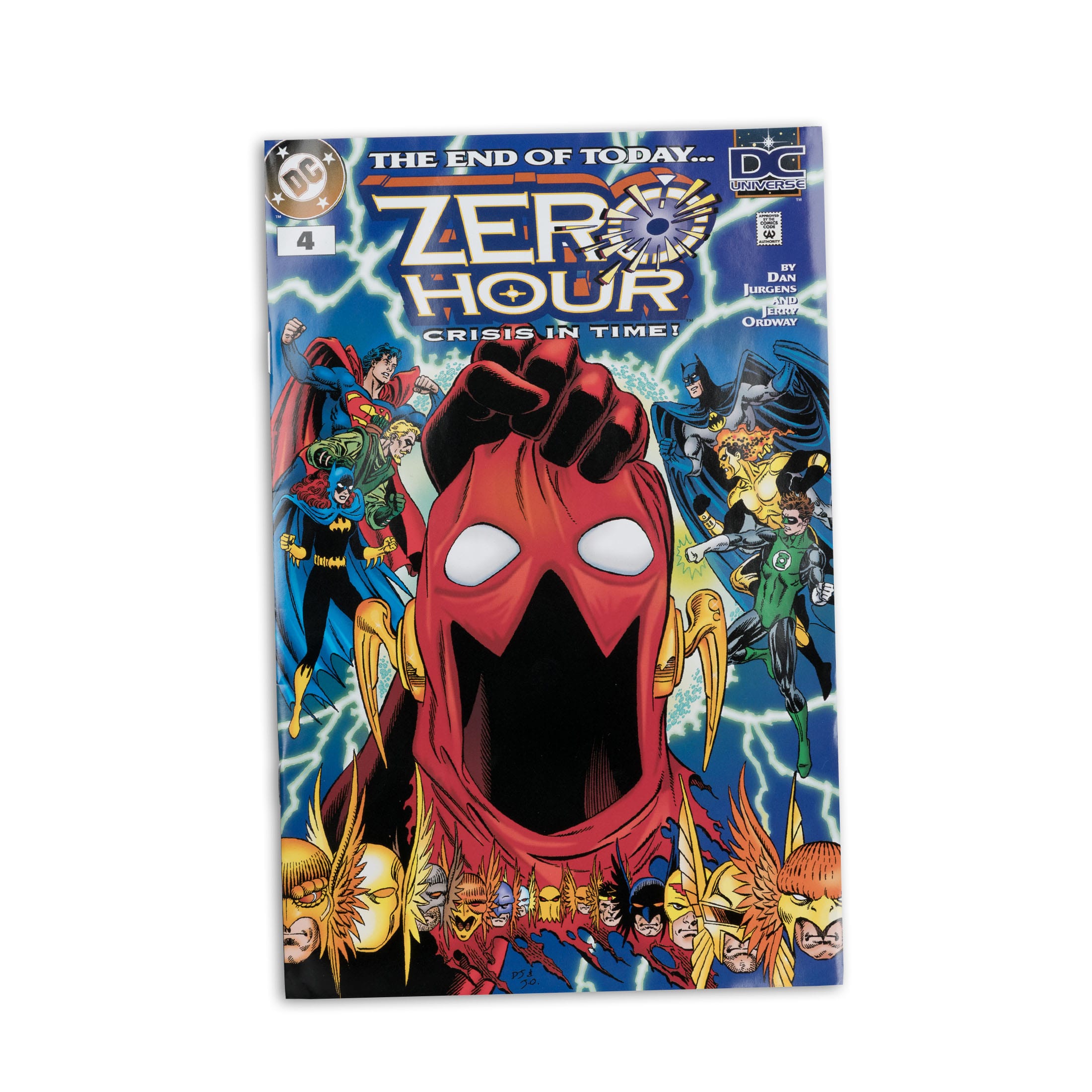 DC Page Punchers: Superman (Zero Hour) Actionfigur & Comic - 7 inch