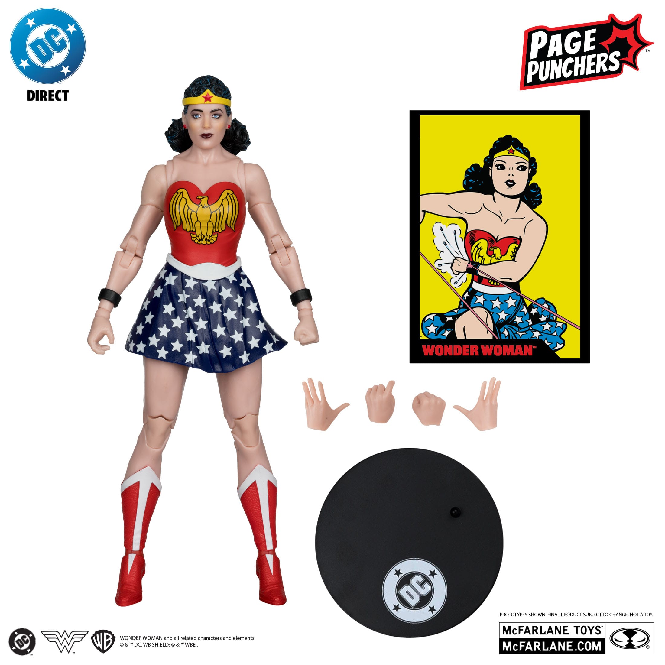 DC Page Punchers: Wonder Woman (Wonder Woman #1) - Actionfigur & Comic - 7 inch