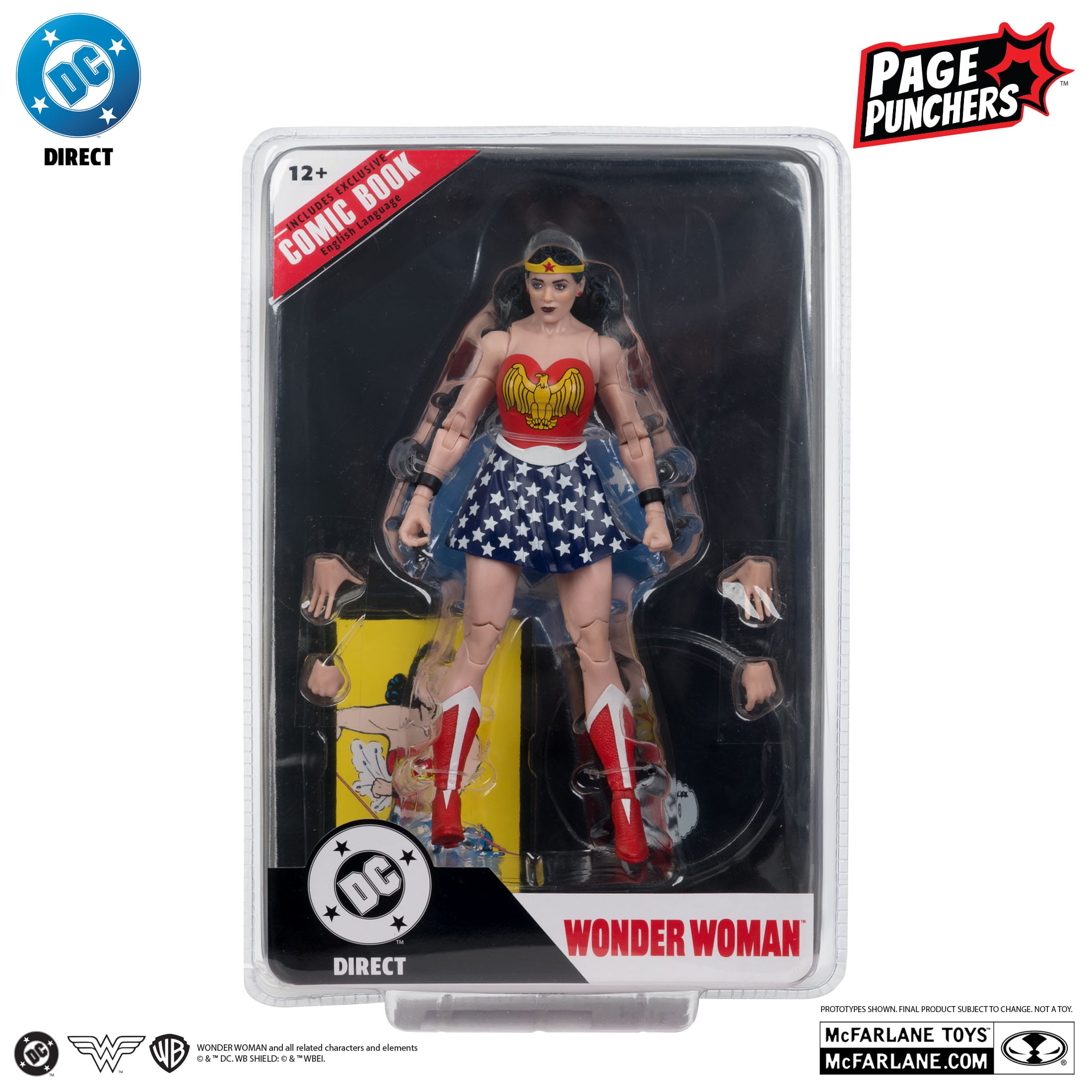 DC Page Punchers: Wonder Woman (Wonder Woman #1) - Actionfigur & Comic - 7 inch