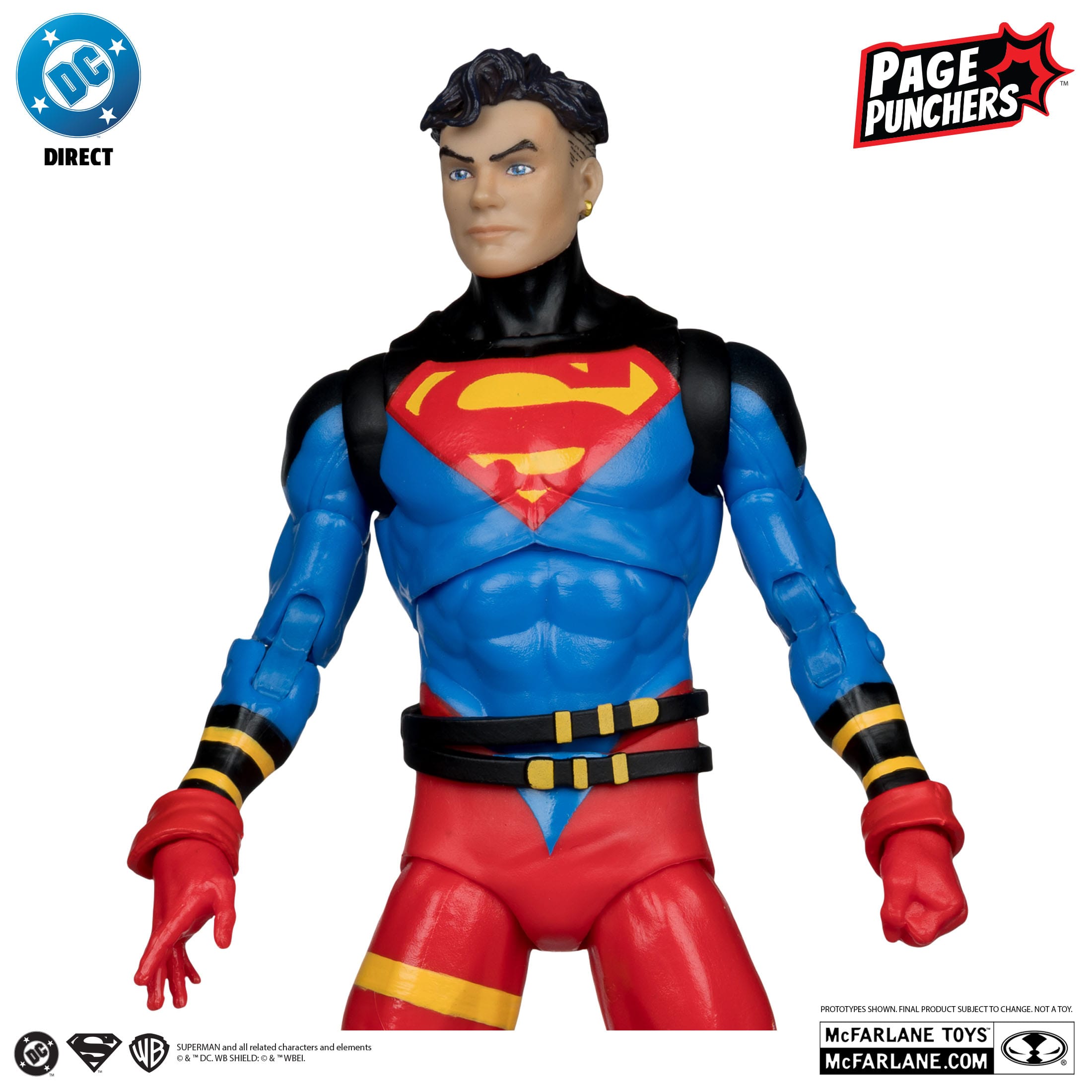 DC Page Punchers: Superboy (Return of Superman) - Actionfigur & Comic - 7 inch
