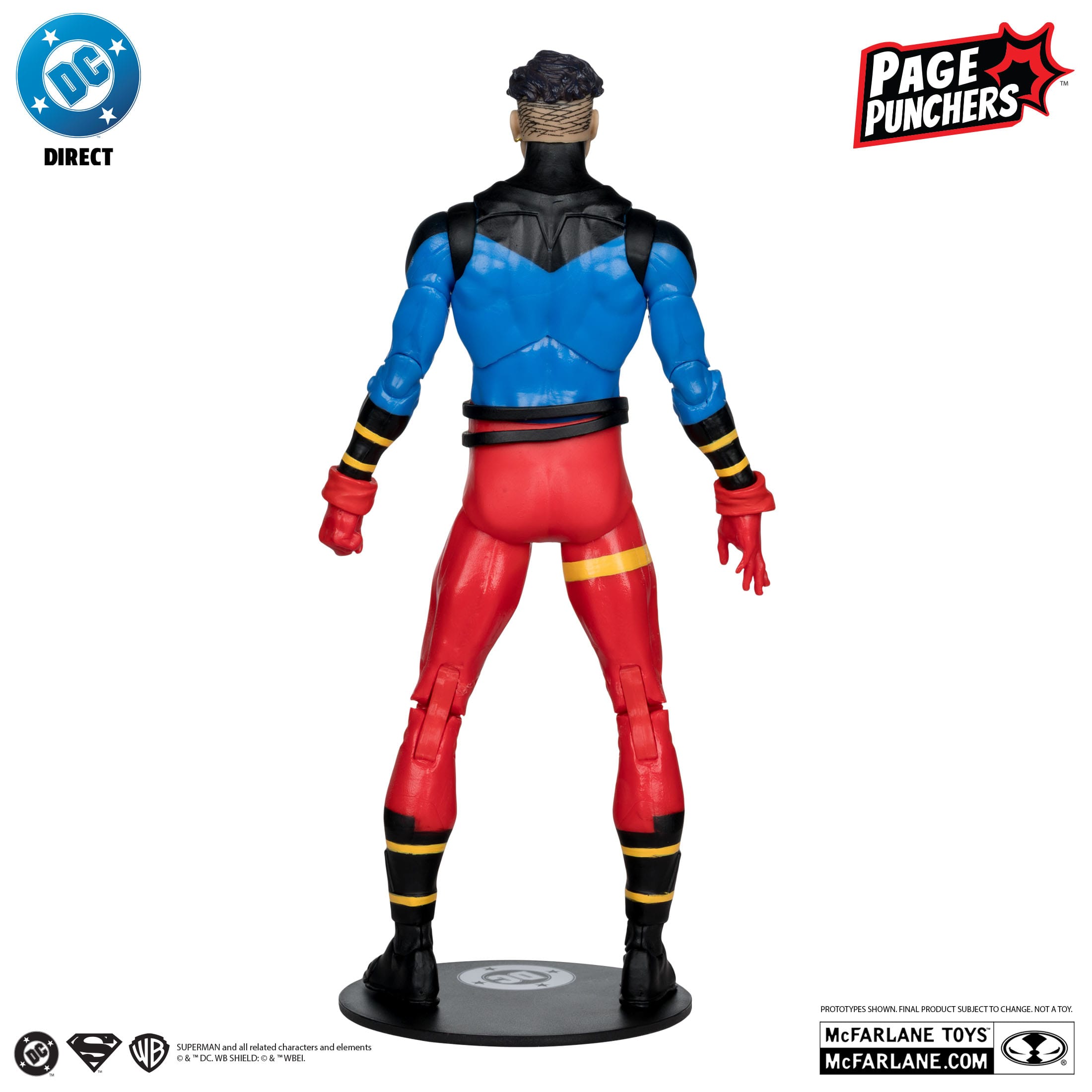 DC Page Punchers: Superboy (Return of Superman) - Actionfigur & Comic - 7 inch