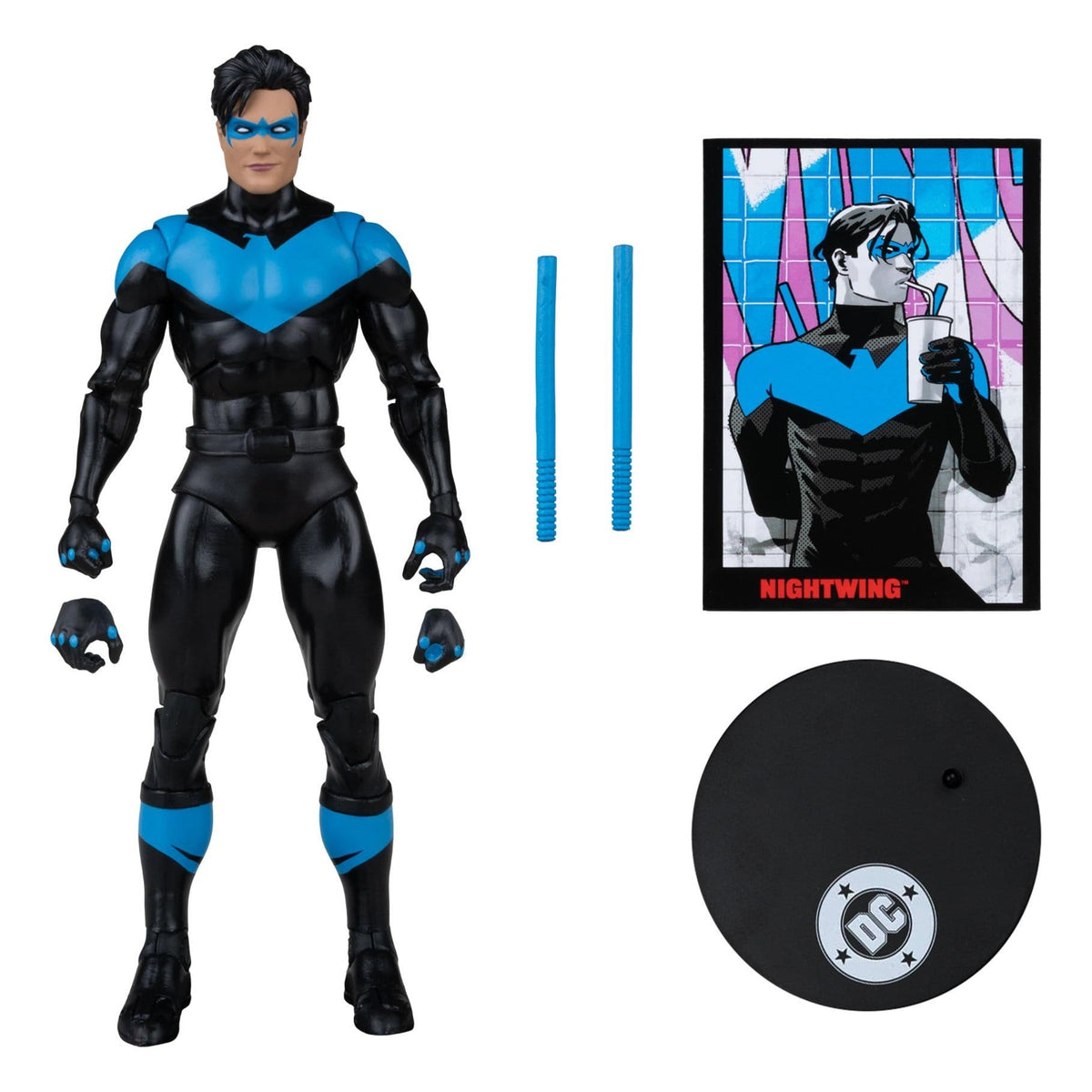 DC Page Punchers: Nightwing (Nightwing #81) Actionfigur & Comic - 7 inch