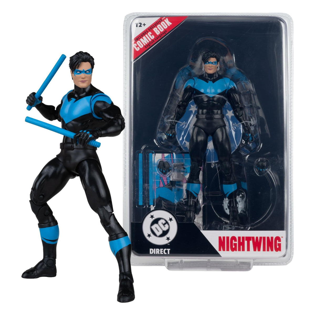DC Page Punchers: Nightwing (Nightwing #81) Actionfigur & Comic - 7 inch