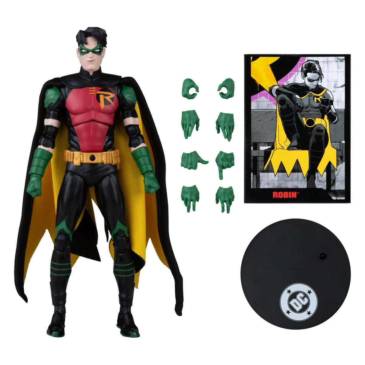 DC Page Punchers: Robin Tim Drake (Nightwing #81) Actionfigur & Comic - 7 inch