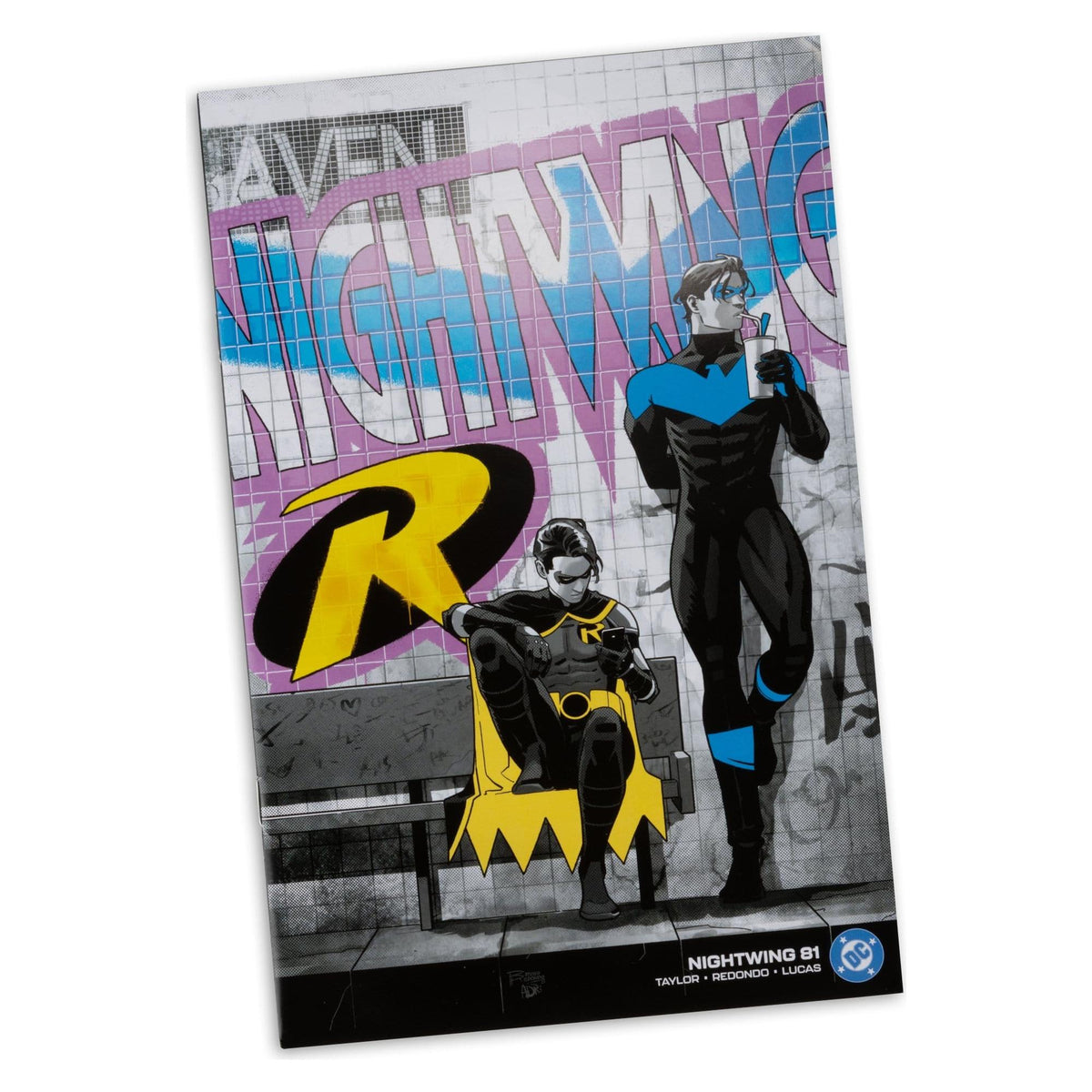 DC Page Punchers: Robin Tim Drake (Nightwing #81) Actionfigur & Comic - 7 inch