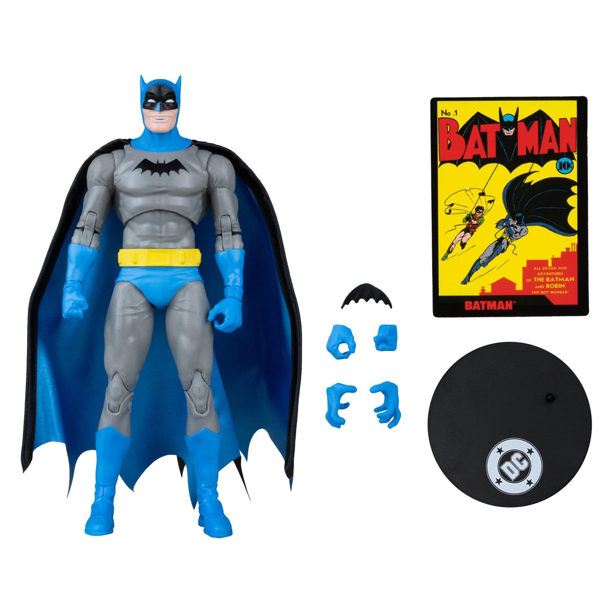 DC Page Punchers: Batman (Batman #1) Actionfigur & Comic - 7 inch