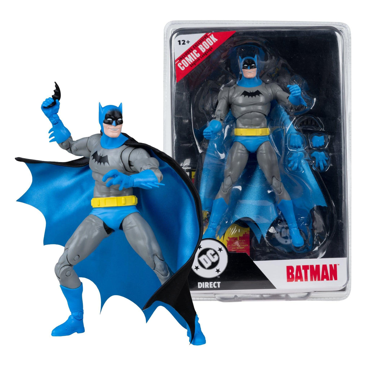 DC Page Punchers: Batman (Batman #1) Actionfigur & Comic - 7 inch