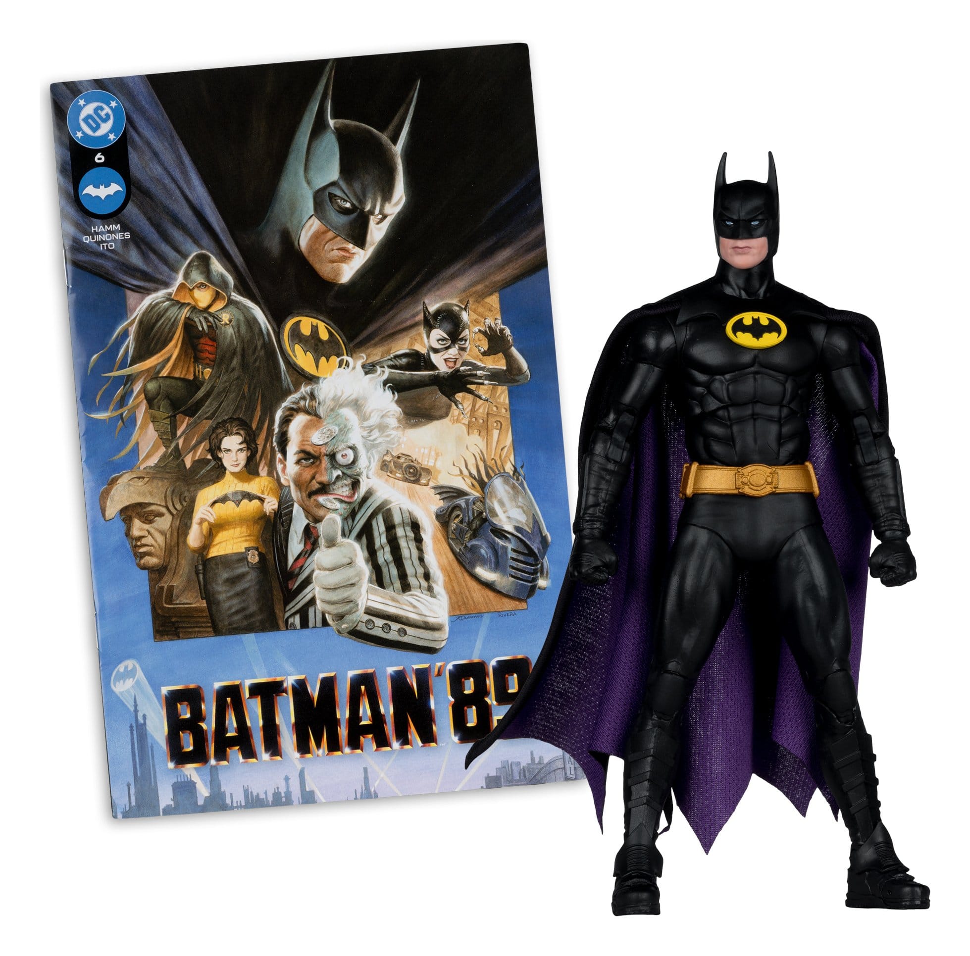 DC Page Punchers: Batman (Batman 89 Comic) Actionfigur & Comic - 7 inch