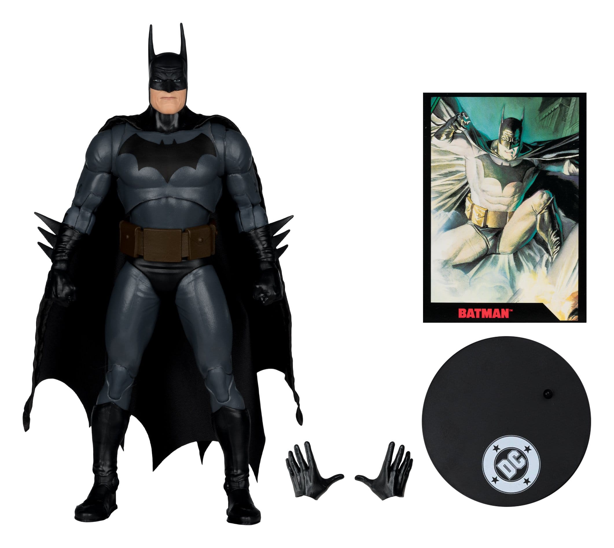 DC Page Punchers: Batman (Justice) Actionfigur & Comic - 7 inch