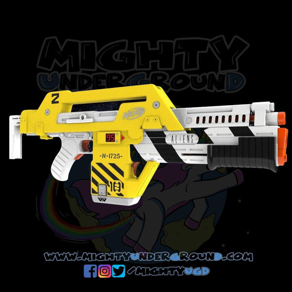 ナーフ Aliens M41-A LMTD Pulse Blaster NERF Aliens LMTD Aliens M41A M41-A Pulse Blaster GameStop