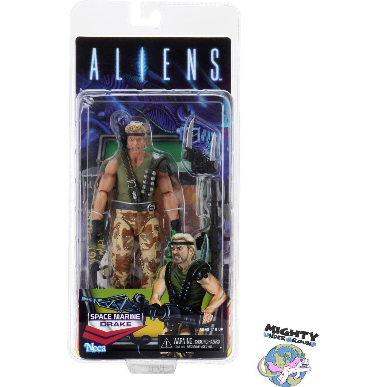 Aliens: Space Marine Drake-Actionfiguren-NECA-Mighty Underground
