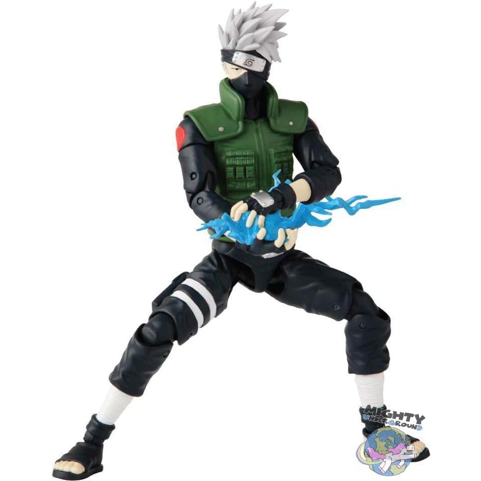 Anime Heroes: Naruto, Sasuke, Kakashi 3-Set-Actionfiguren-Bandai-mighty-underground