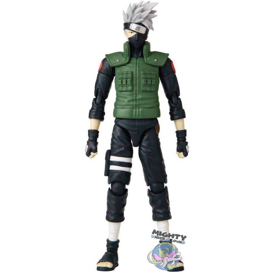 Anime Heroes: Naruto, Sasuke, Kakashi 3-Set-Actionfiguren-Bandai-mighty-underground