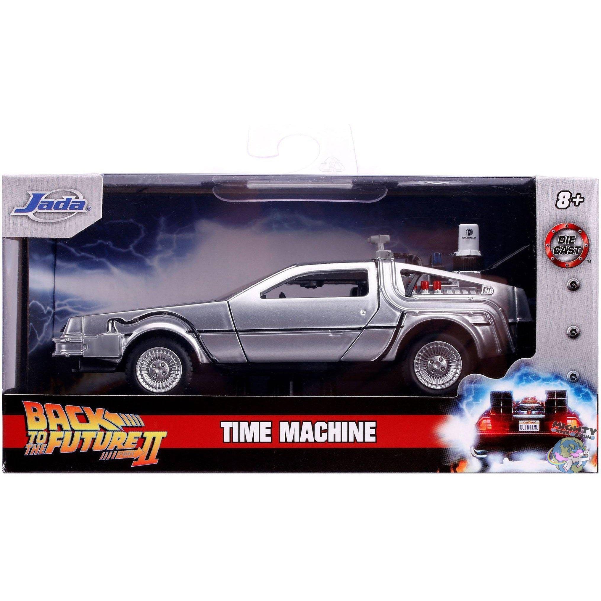 Back To The Future 2: Delorean 1:32 - Modelauto-Modellautos-Jada Toys-mighty-underground