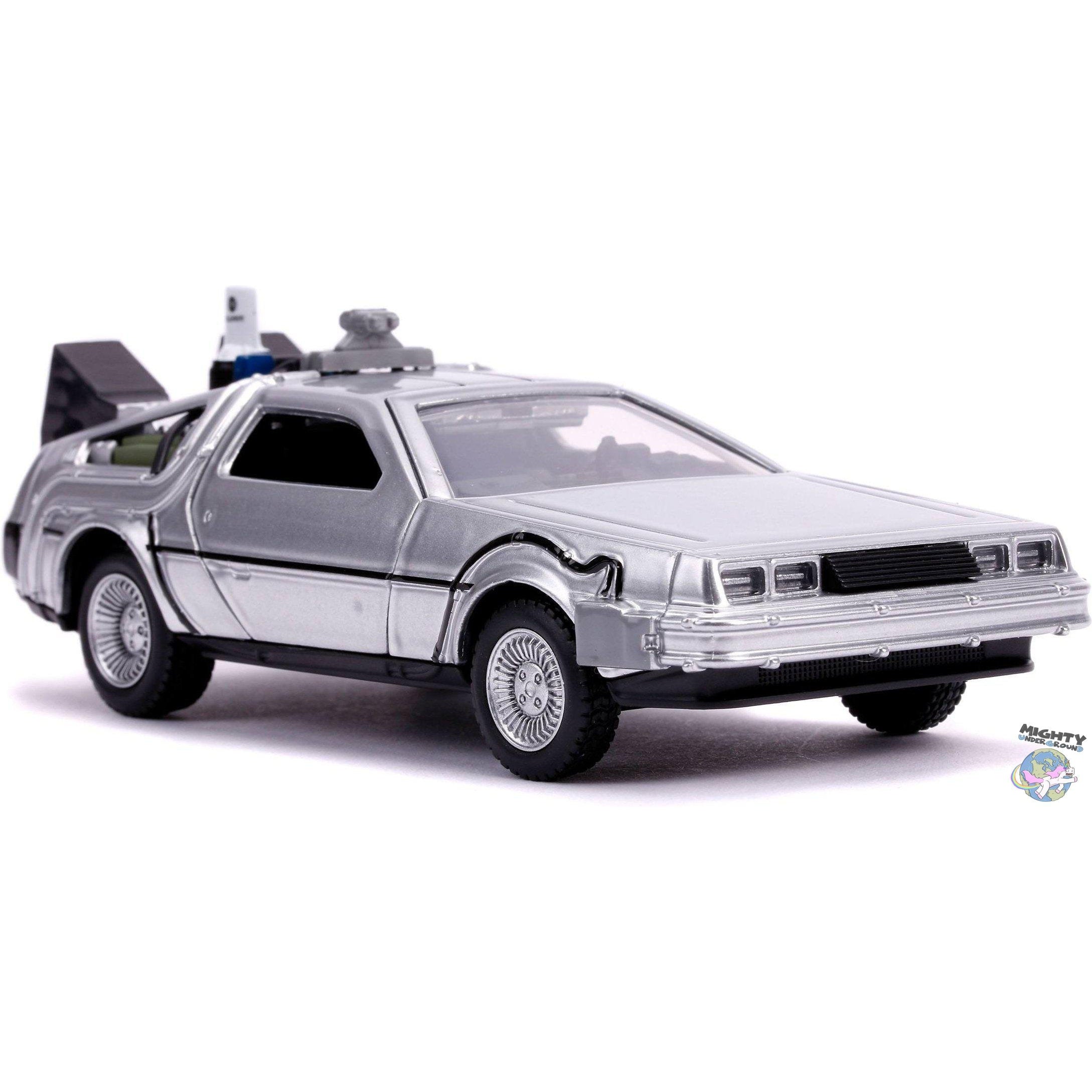 Back To The Future 2: Delorean 1:32 - Modelauto-Modellautos-Jada Toys-mighty-underground