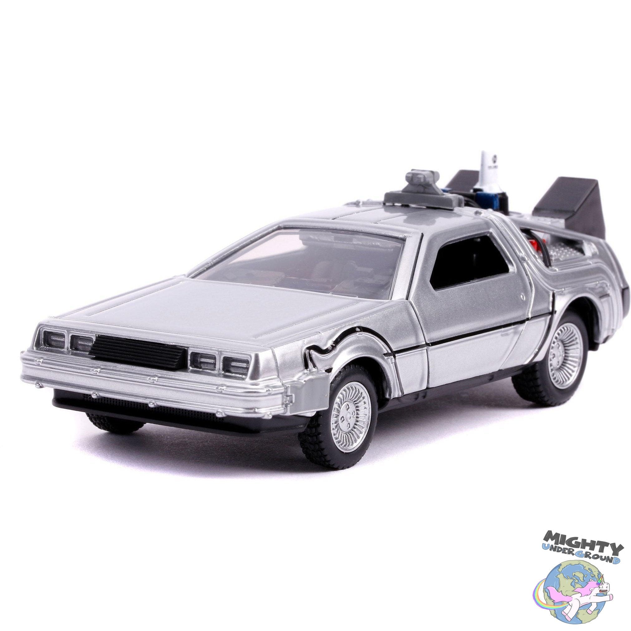 Back To The Future 2: Delorean 1:32 - Modelauto-Modellautos-Jada Toys-mighty-underground