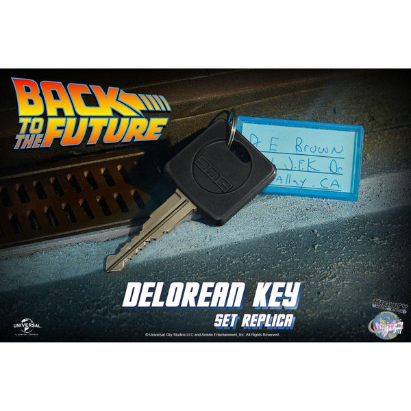 Back To The Future: DeLorean Autoschlüssel - Replik VORBESTELLUNG!-Replik-Dr. Collector-mighty-underground