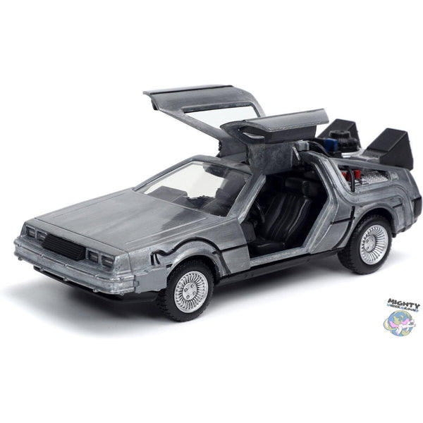 Back To The Future: Delorean 1:32 - Modelauto-Modellautos-Jada Toys-mighty-underground