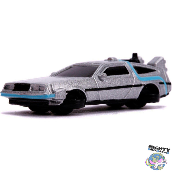 Back To The Future: Delorean 1,65" 3-Pack - Modellautos-Modellautos-Jada Toys-Mighty Underground