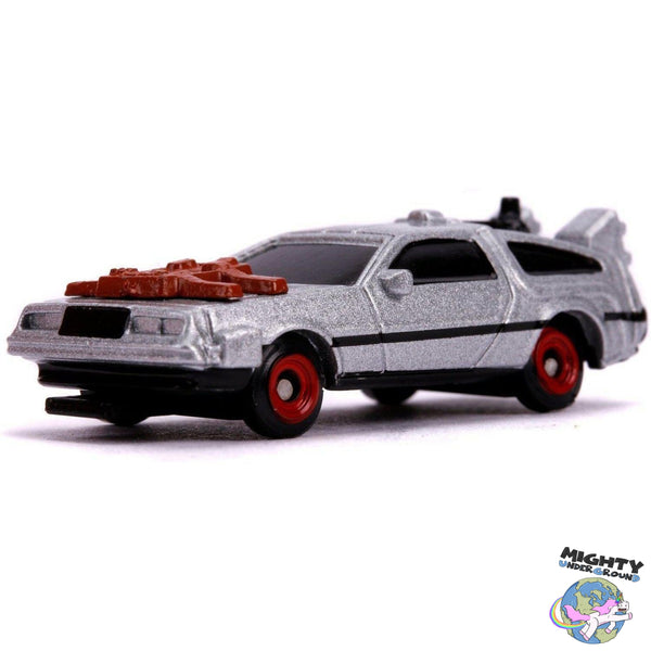 Back To The Future: Delorean 1,65" 3-Pack - Modellautos-Modellautos-Jada Toys-Mighty Underground