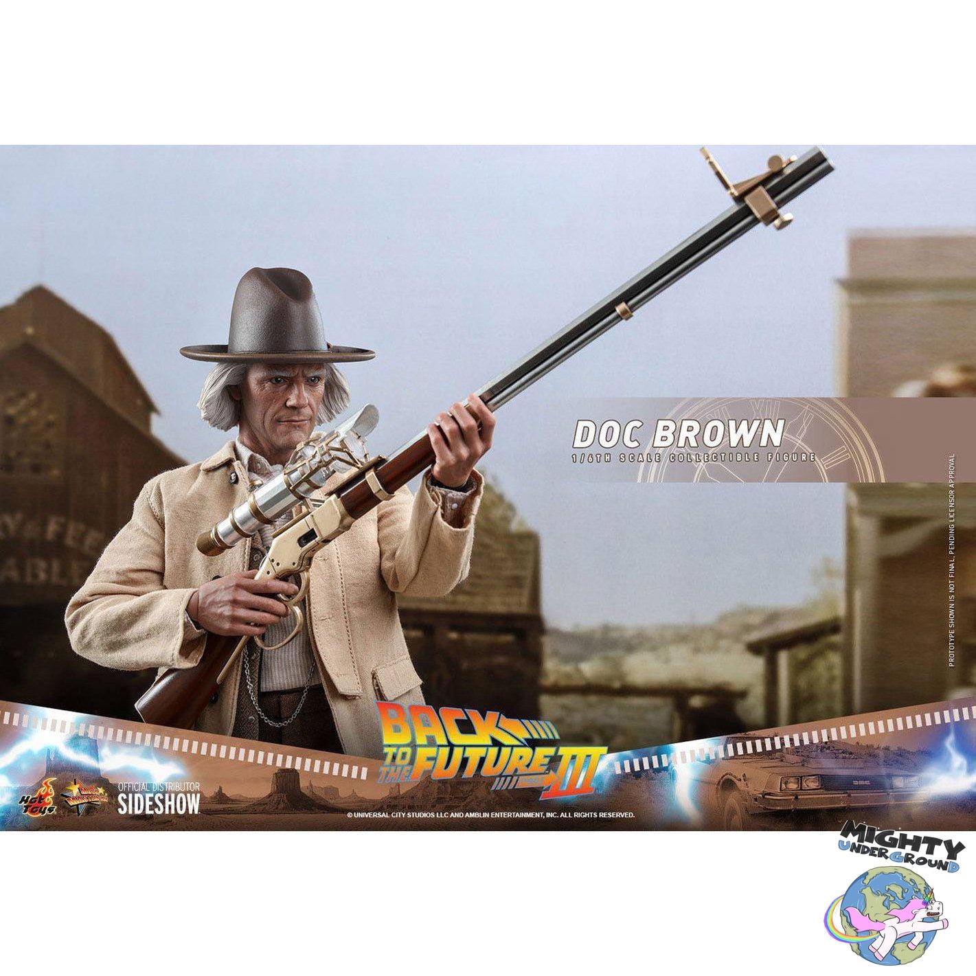 Back To The Future III: Doc Brown 1/6-Actionfiguren-Hot Toys-Mighty Underground