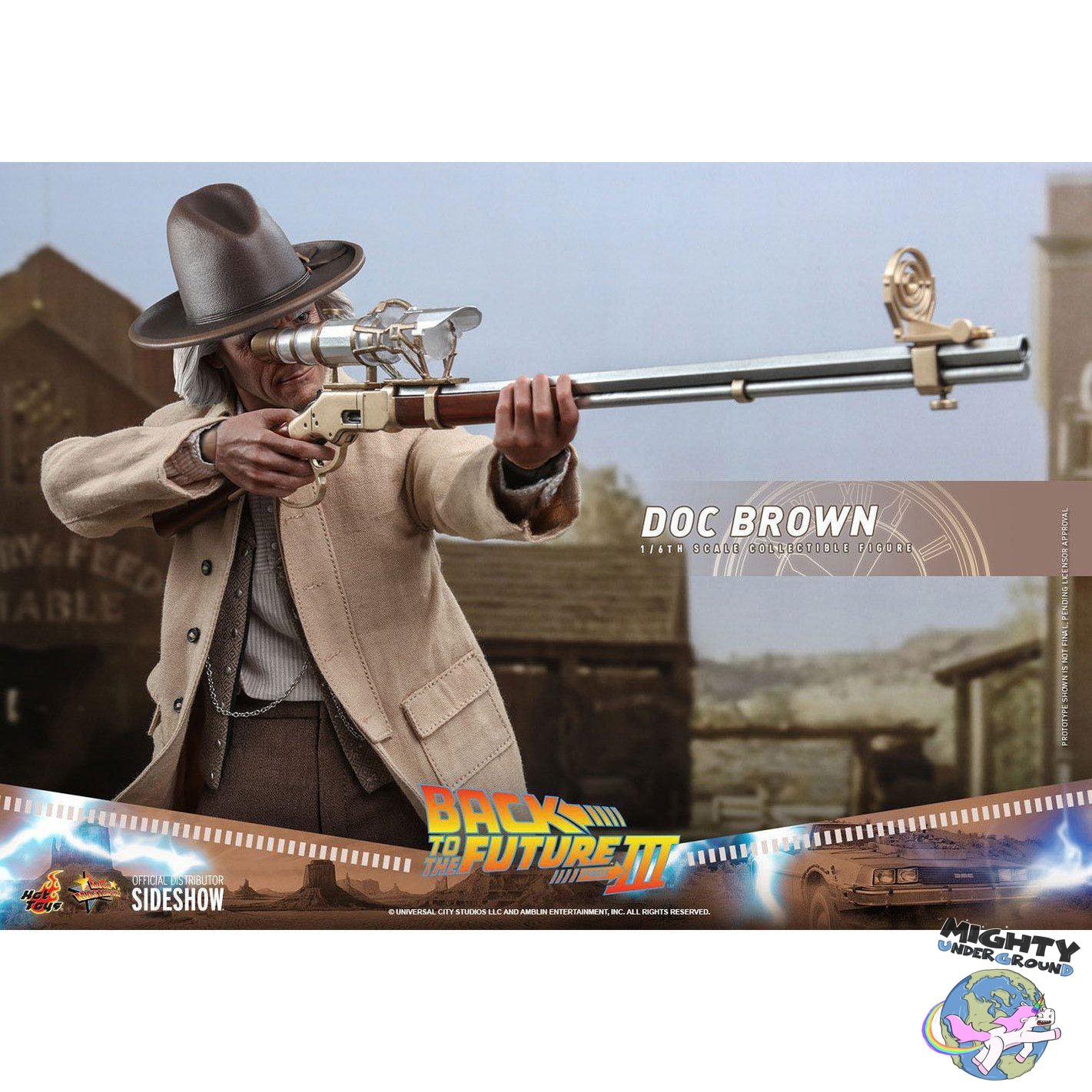 Back To The Future III: Doc Brown 1/6-Actionfiguren-Hot Toys-Mighty Underground