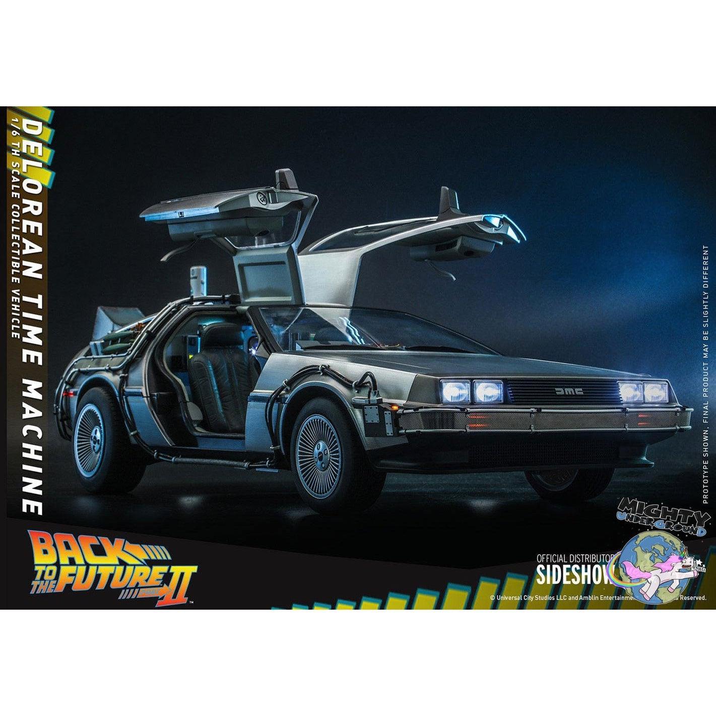 Back to the Future 2: DeLorean Time Machine 1/6-Actionfiguren-Hot Toys-Mighty Underground