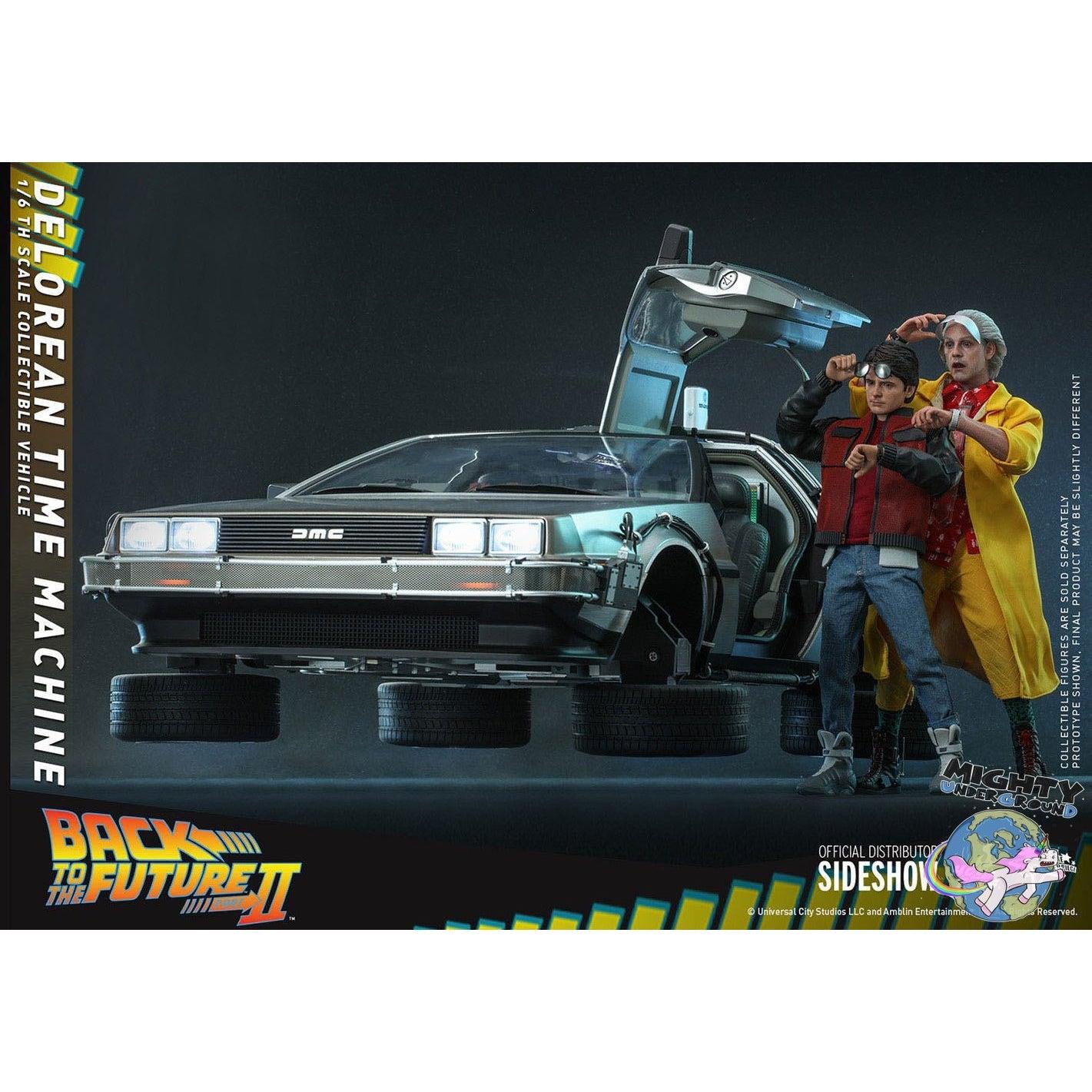 Back to the Future 2: DeLorean Time Machine 1/6-Actionfiguren-Hot Toys-Mighty Underground