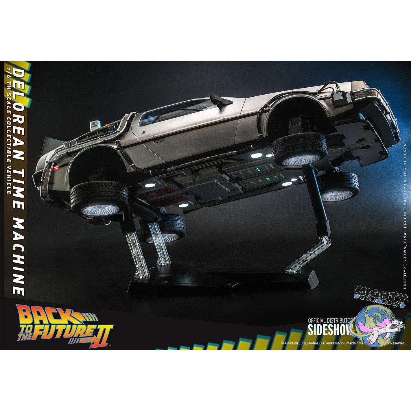 Back to the Future 2: DeLorean Time Machine 1/6-Actionfiguren-Hot Toys-Mighty Underground