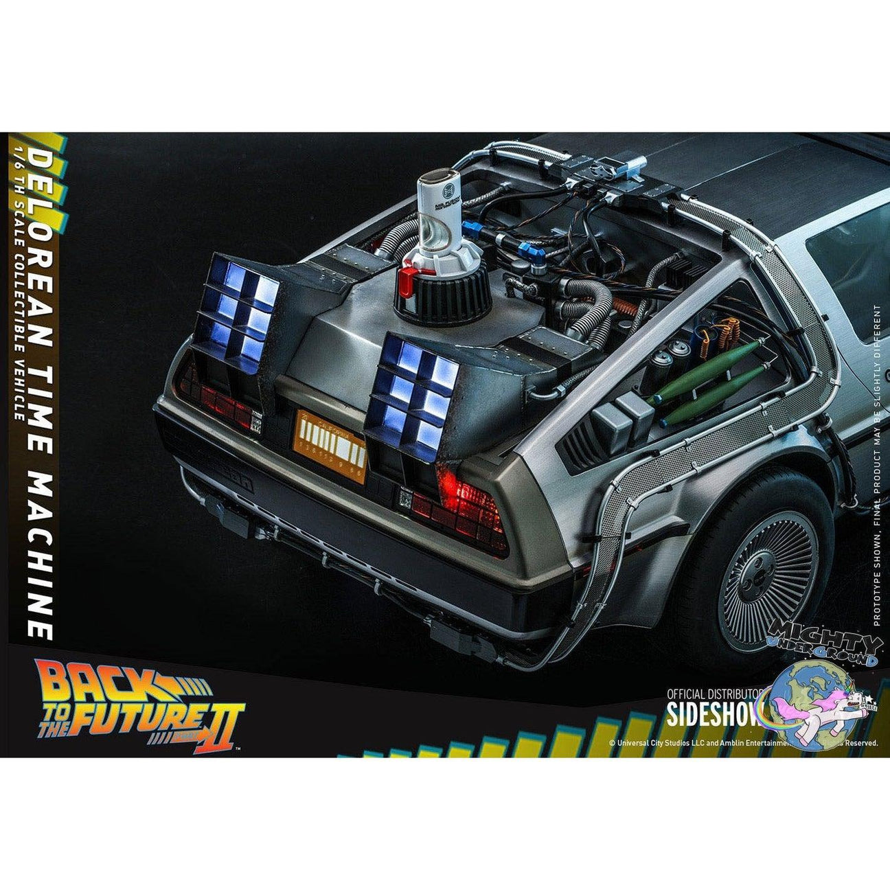 Back to the Future 2: DeLorean Time Machine 1/6-Actionfiguren-Hot Toys-Mighty Underground