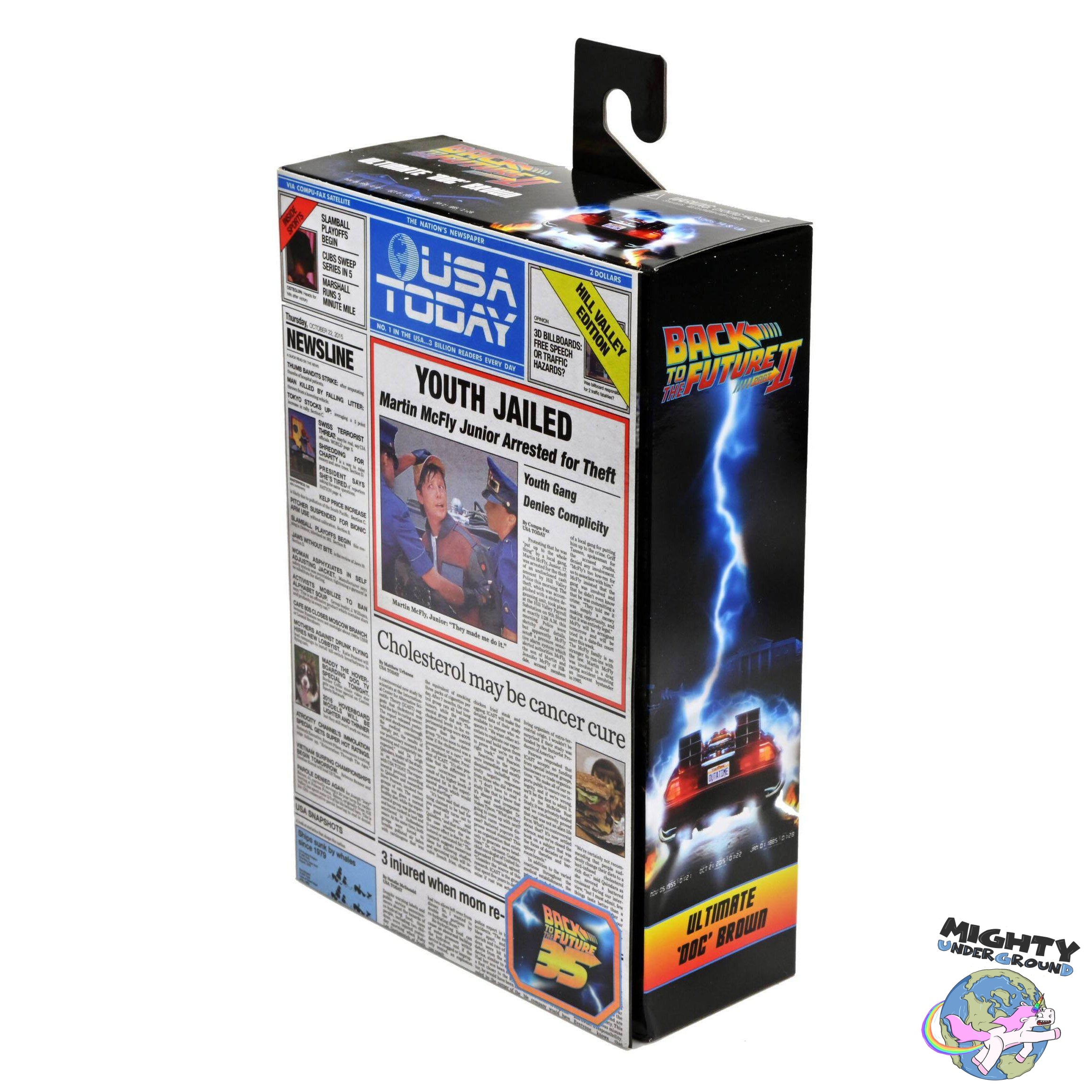 Back to the Future 2: Ultimate Doc Brown (2015)-Actionfiguren-NECA-Mighty Underground