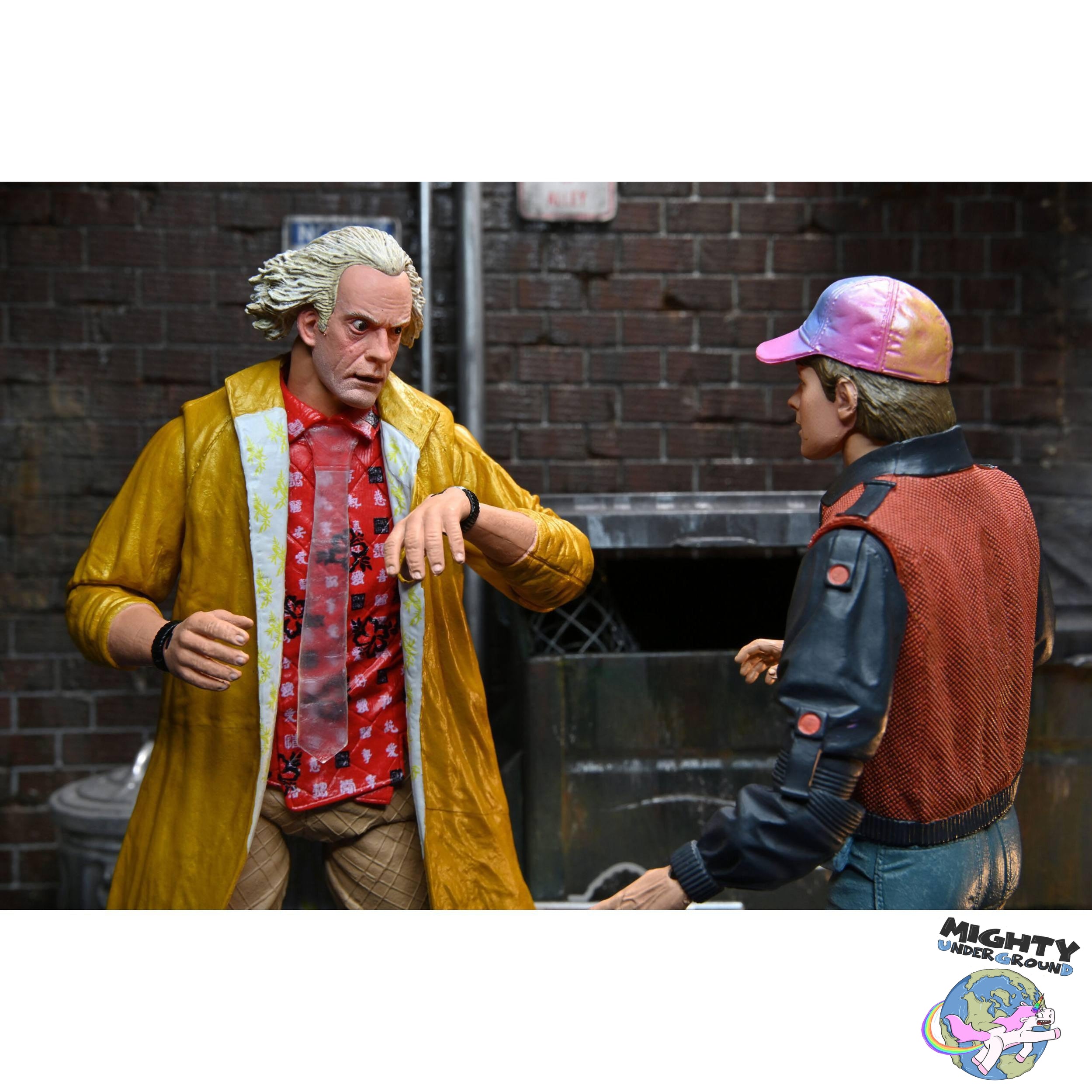 Back to the Future 2: Ultimate Doc Brown (2015)-Actionfiguren-NECA-Mighty Underground