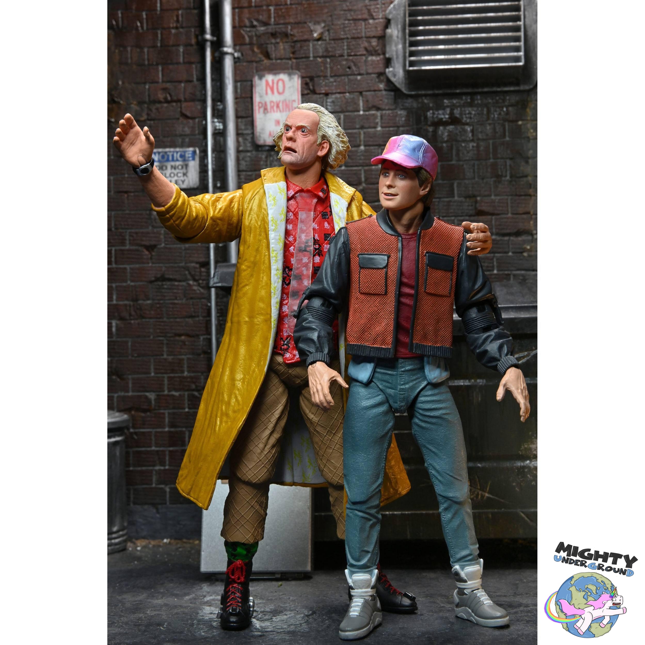 Back to the Future 2: Ultimate Doc Brown (2015)-Actionfiguren-NECA-Mighty Underground